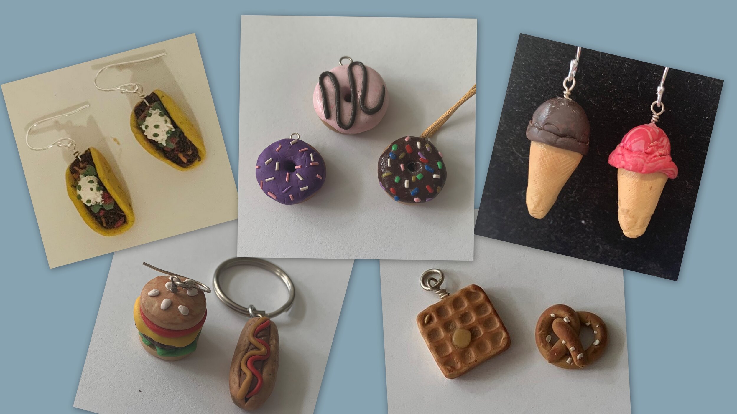 Pizza & Polymer Clay Party - Miniature Food Charms — Manchester Arts Studio  & Gallery