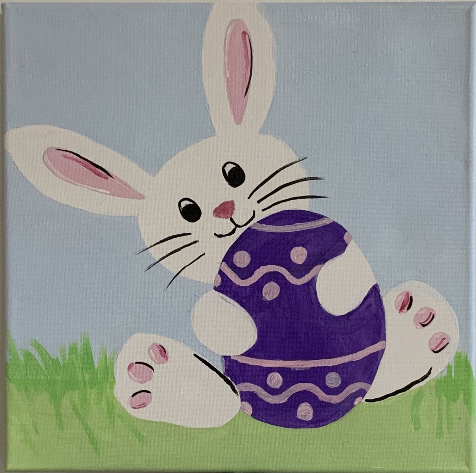 Easter Bunny Virtual Painting Party - THIS IS FULL — Manchester Arts Studio & Gallery