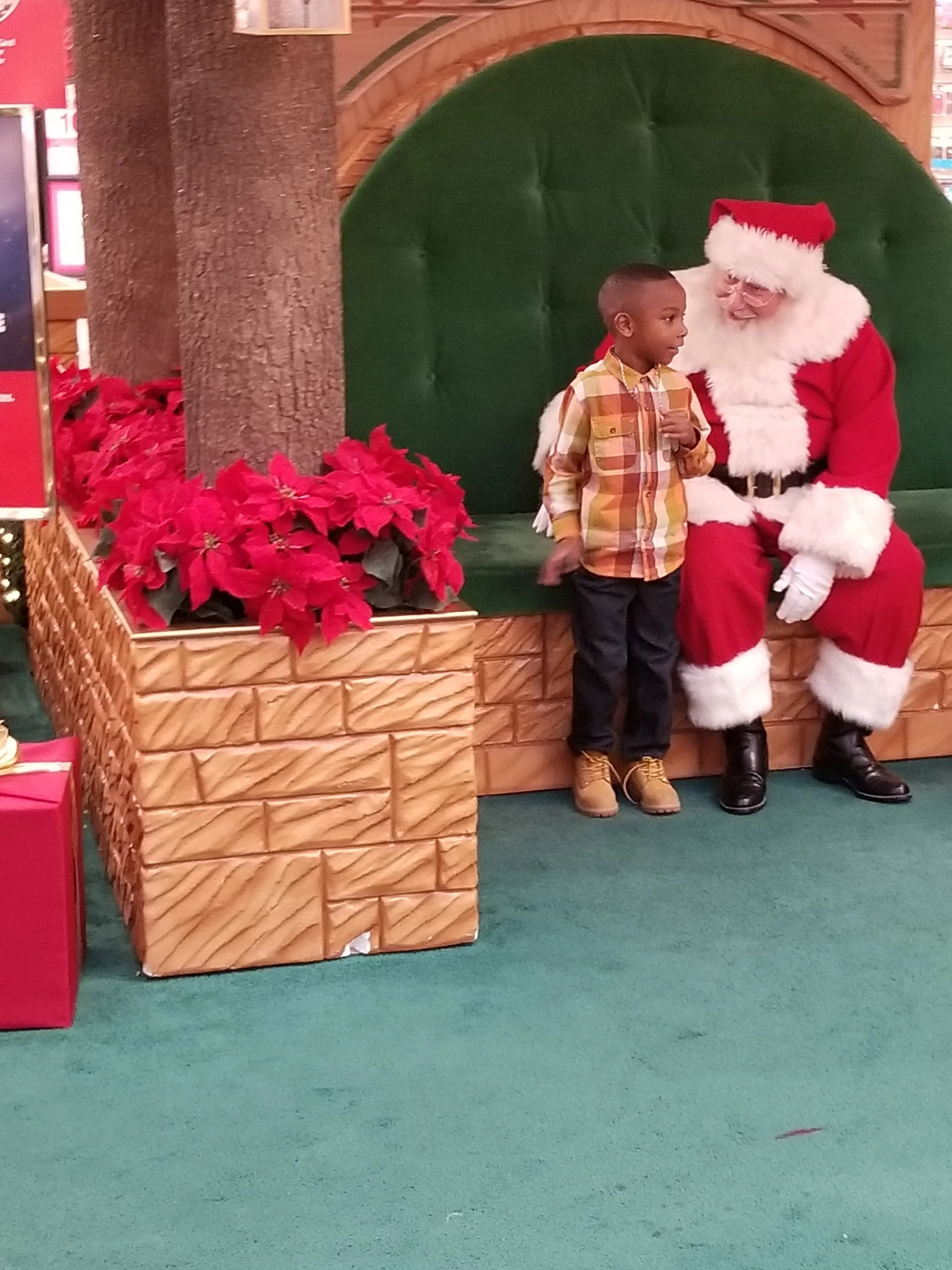 Weary Shopping Mall Santa
