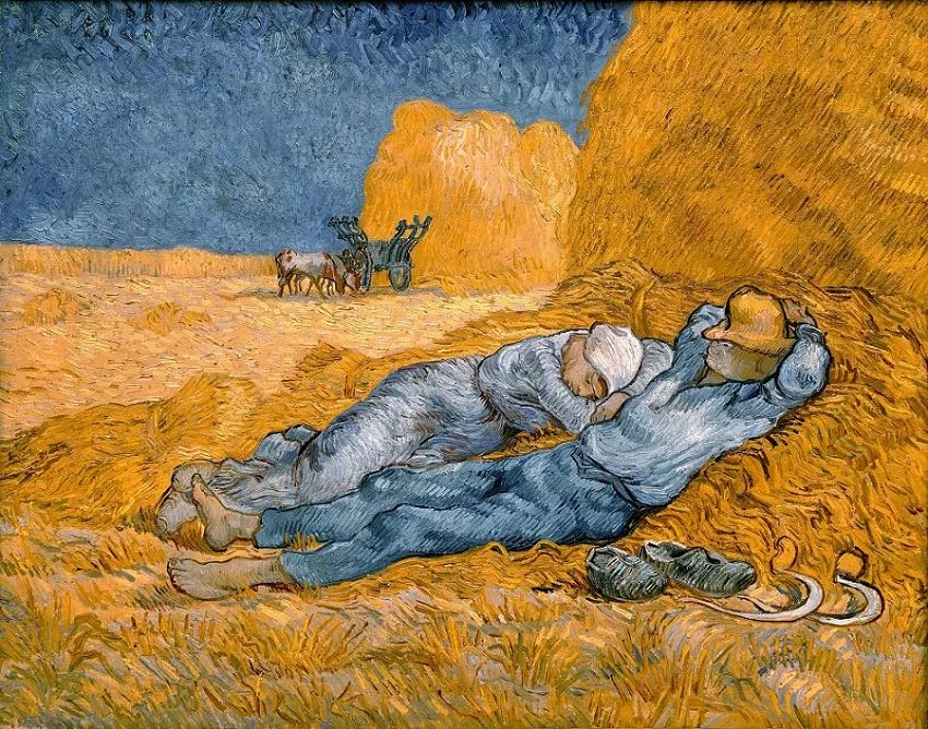 Noon - rest from work - Vincent van Gogh.jpg