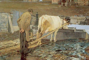 Giovanni Segantini - During the Thaw - 1888