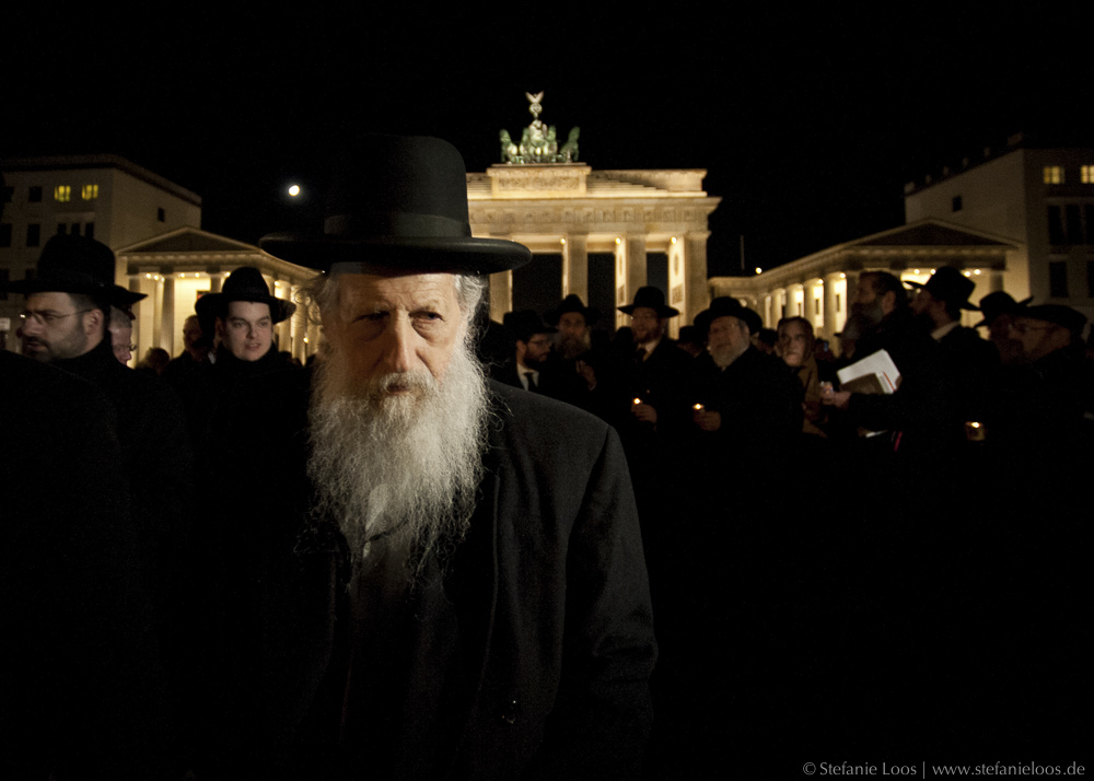 Rabbiner vor dem Brandenburger Tor