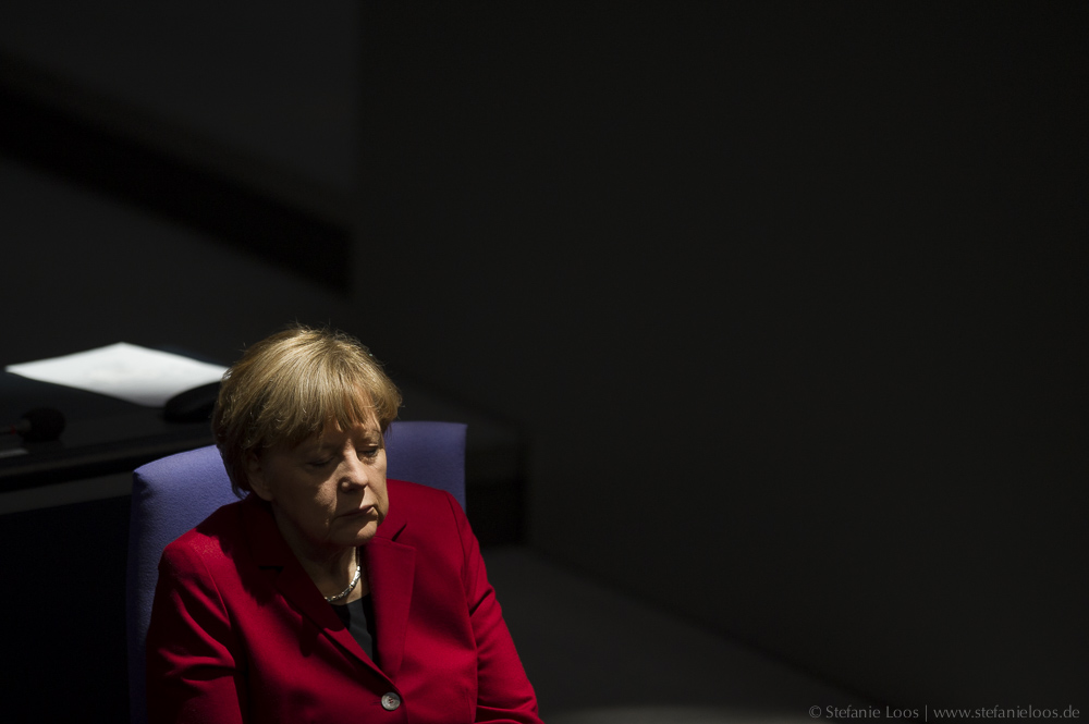 Angela Merkel im Bundestag