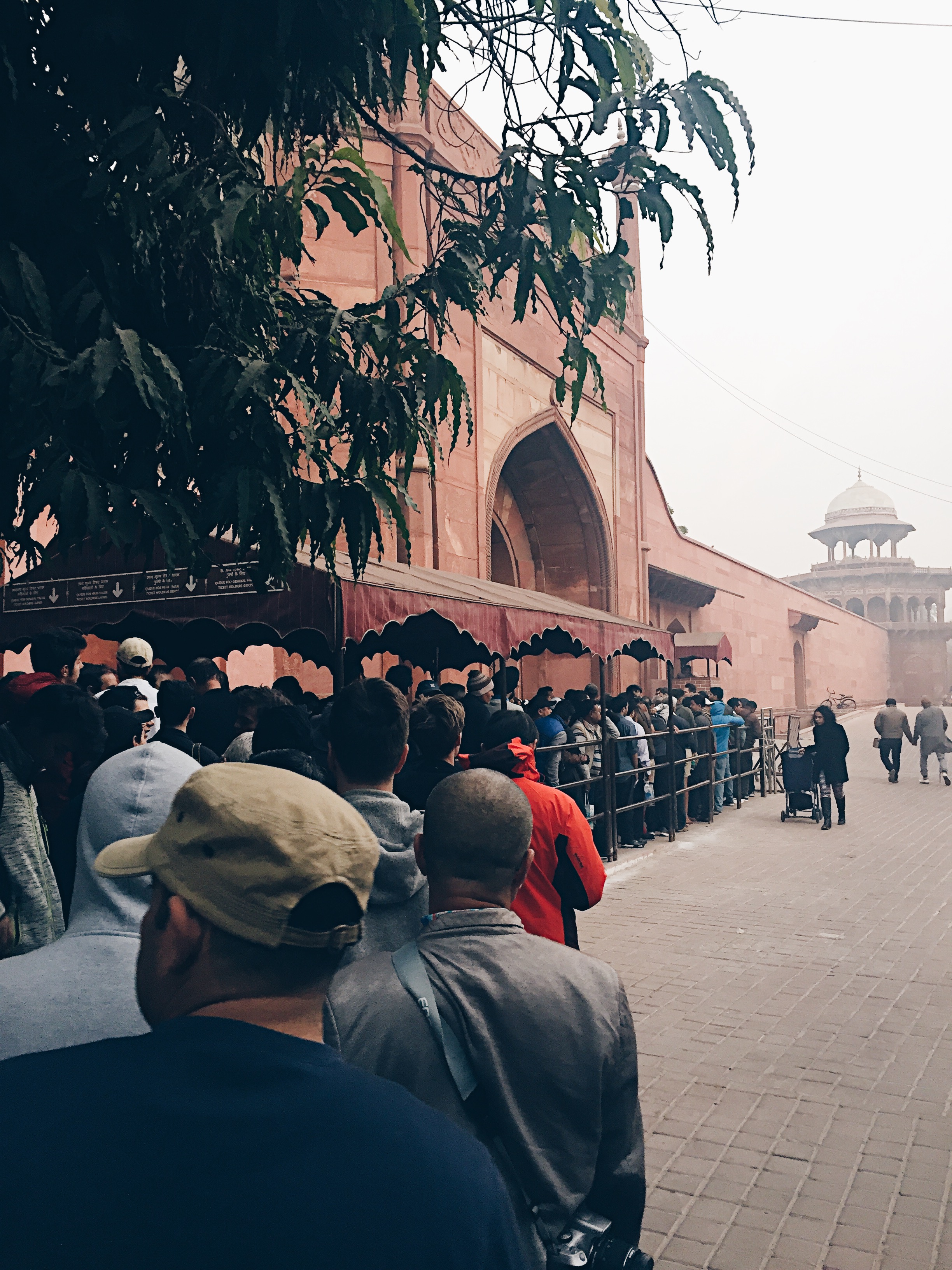 This is what some ATM lines looked like.. but haha this is the line for the Taj Mahal