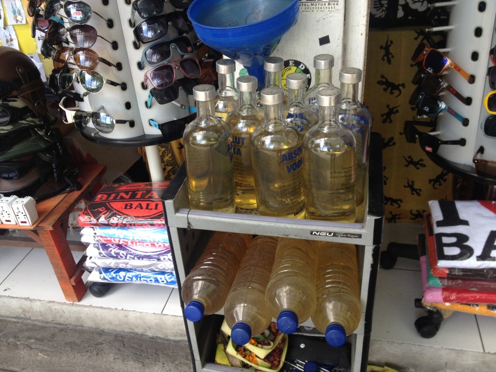 Absolute Gasoline at the convenience stores for $0.50 per liter