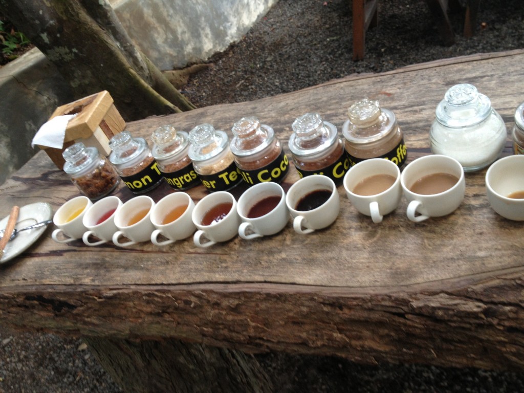 This farm makes teas, chocolate, and other more normal coffees.