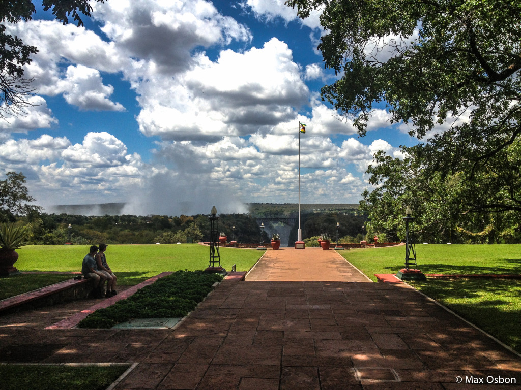 View from the Victoria Falls Hotel