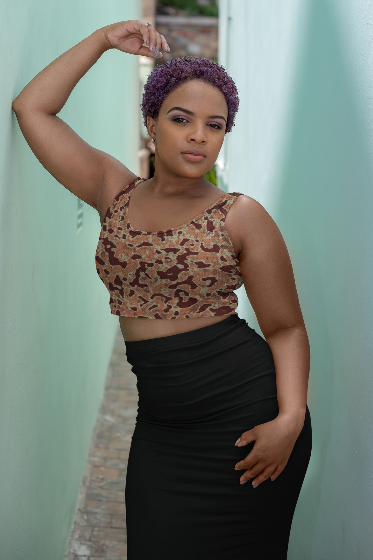 pencil-skirt-mockup-of-a-short-haired-woman-wearing-a-sublimated-sports-bra-m3671-r-el2.png
