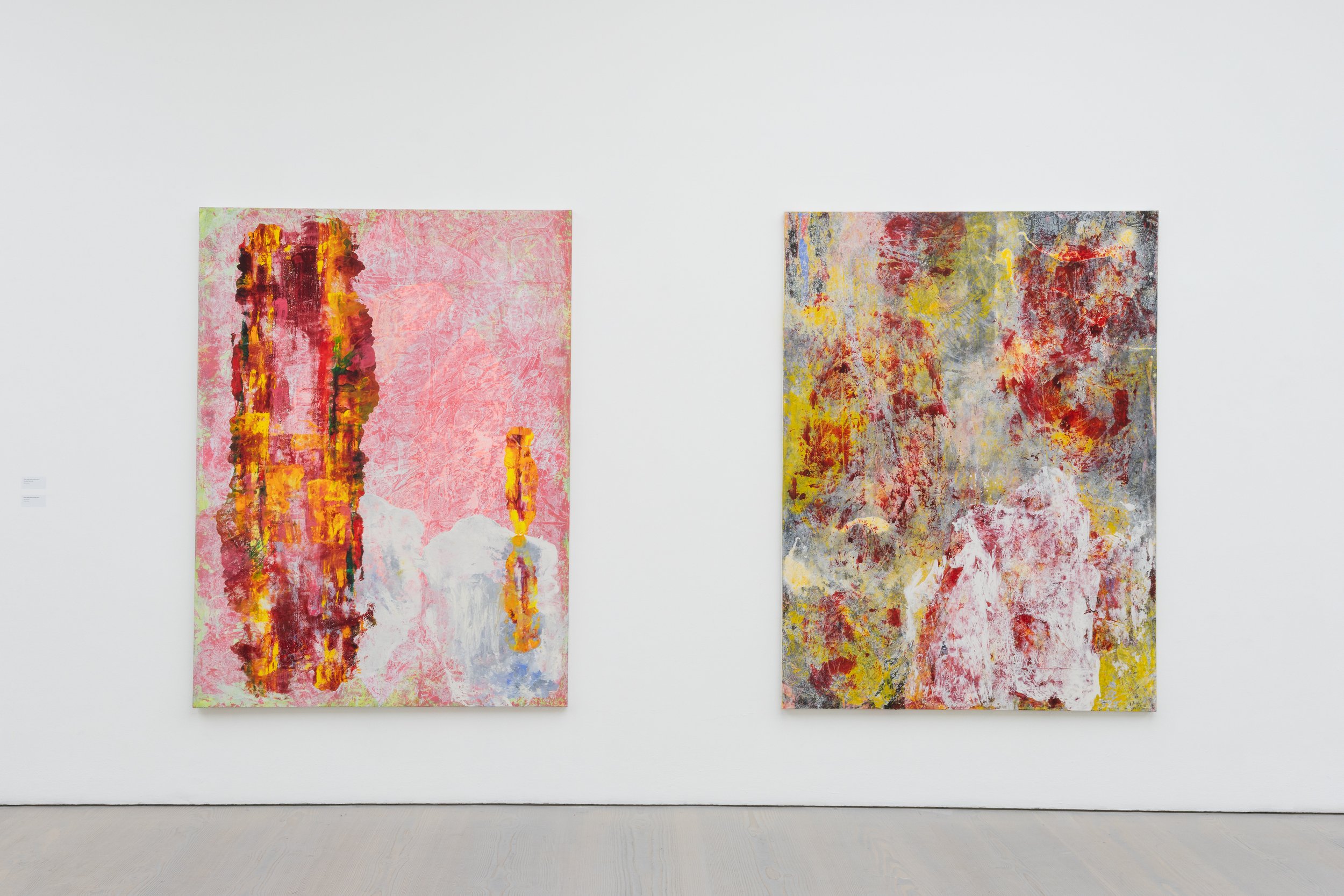 Unreal City, Abstract Painting in London, Saatchi Gallery, 2024