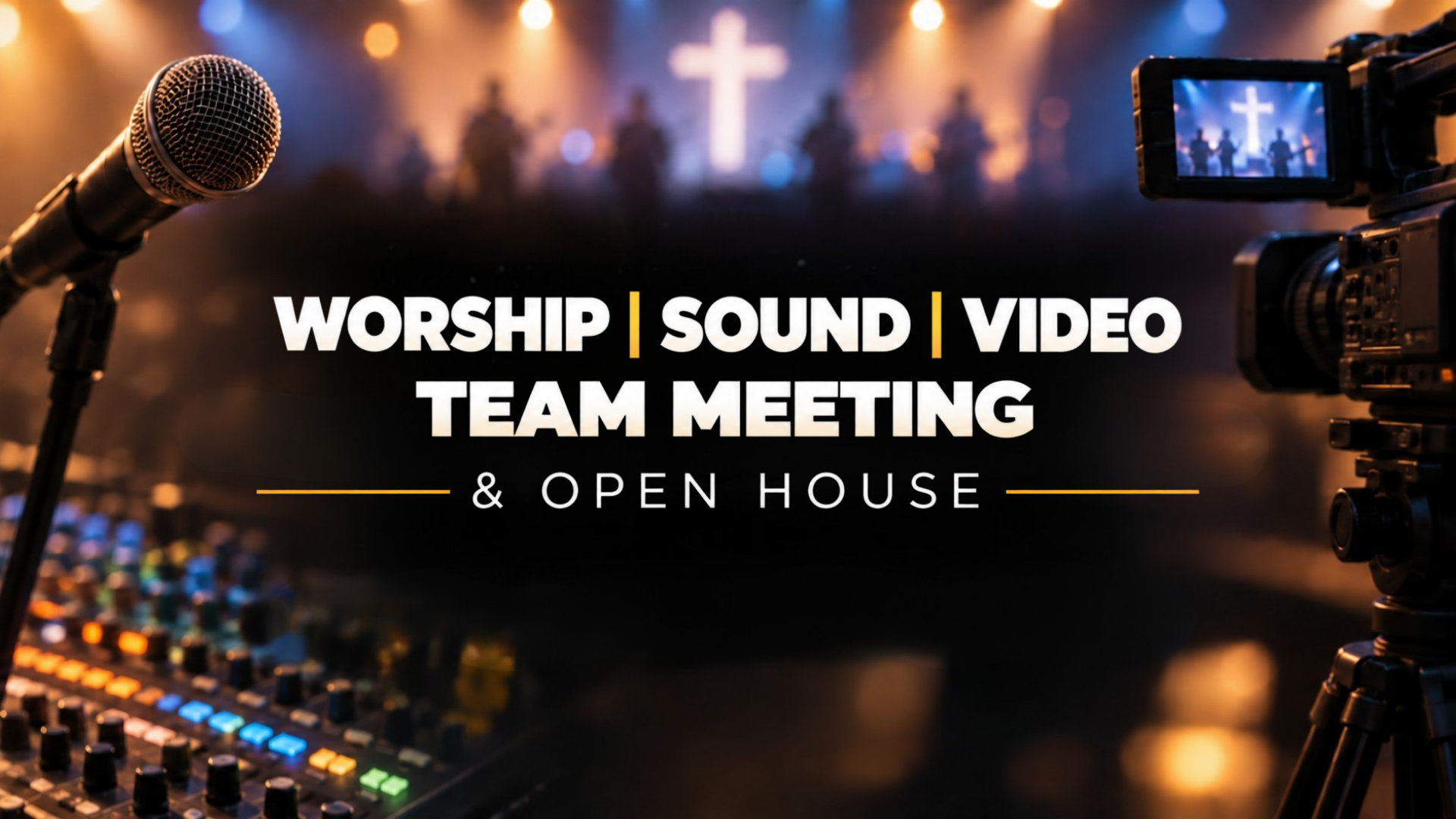 Worship | Sound | Video Team Meeting