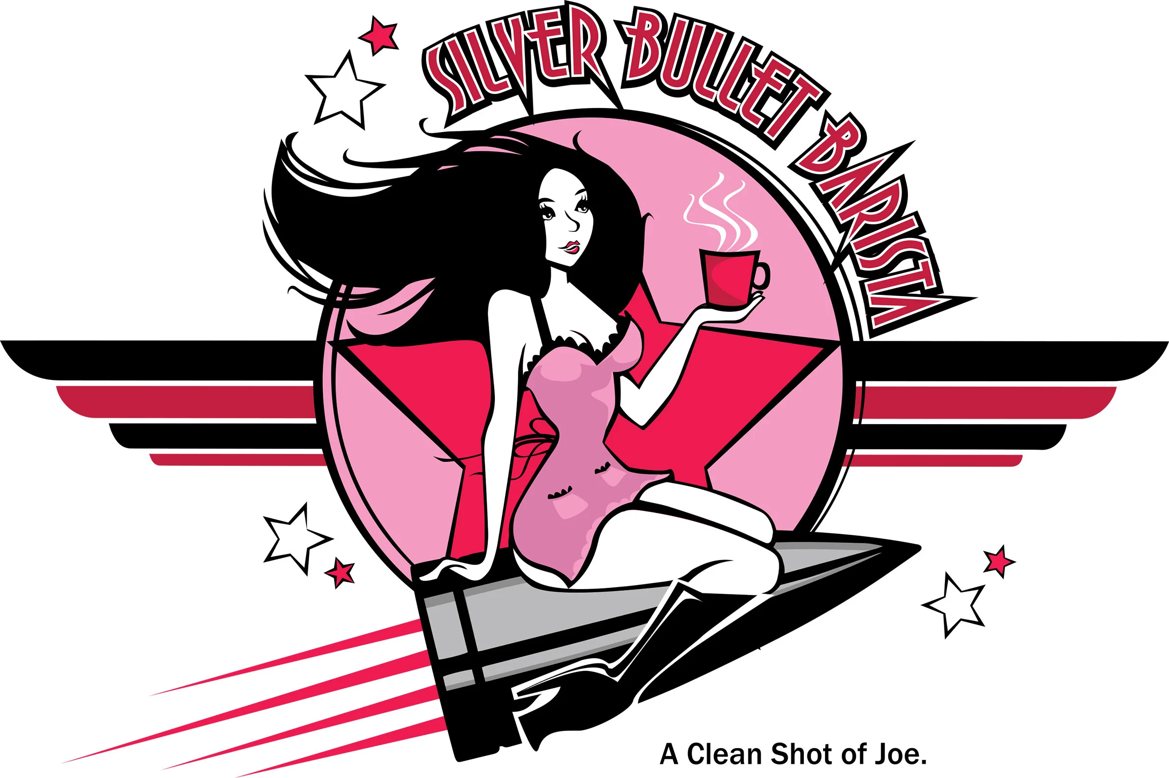 Silver Bullet Barista • logo concept, design & digital illustration • 2015