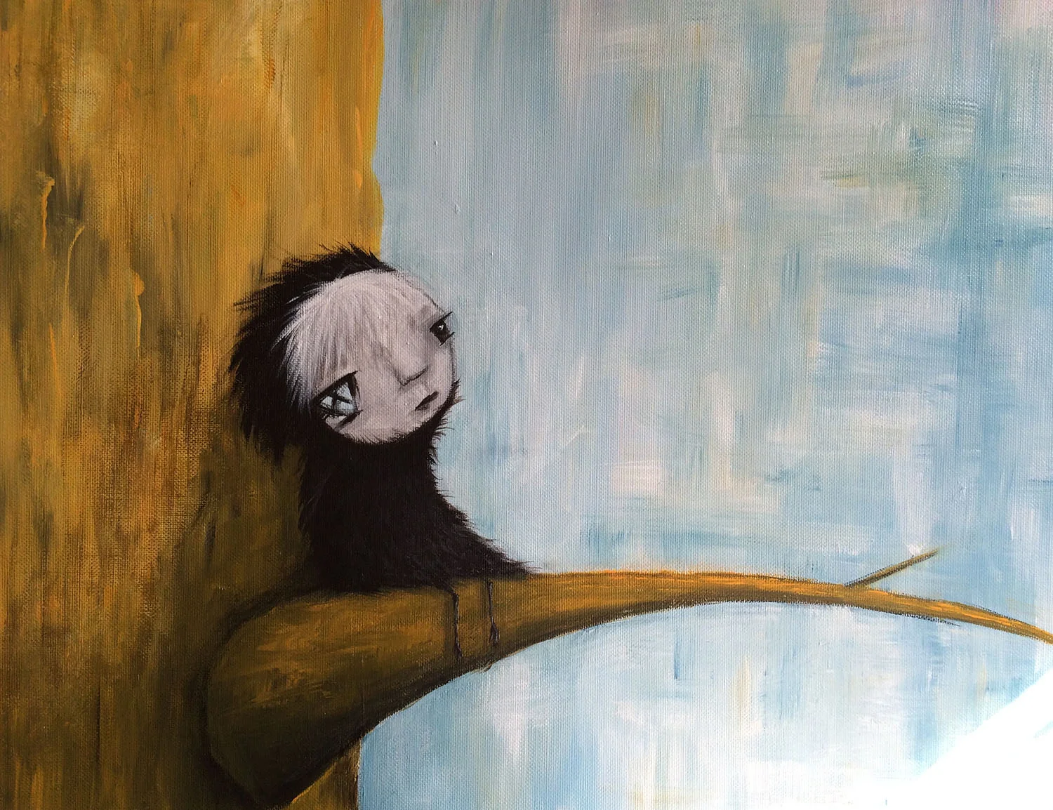 "Limbo" • Acrylic on canvas • 20" x 16" • 2016