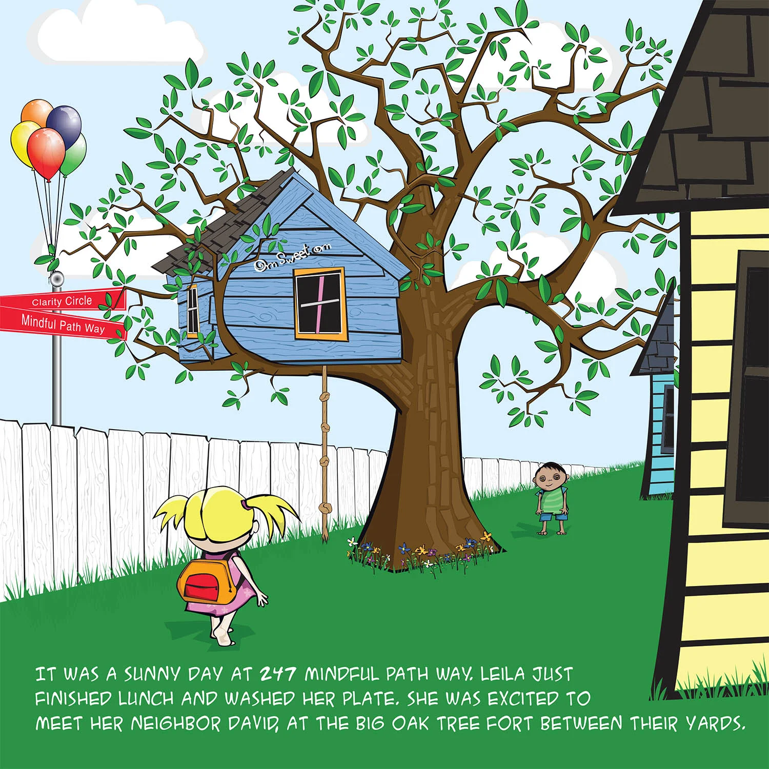 "The Adventures of Super Stretch" • digital illustration • childrens book page 3 • 2009