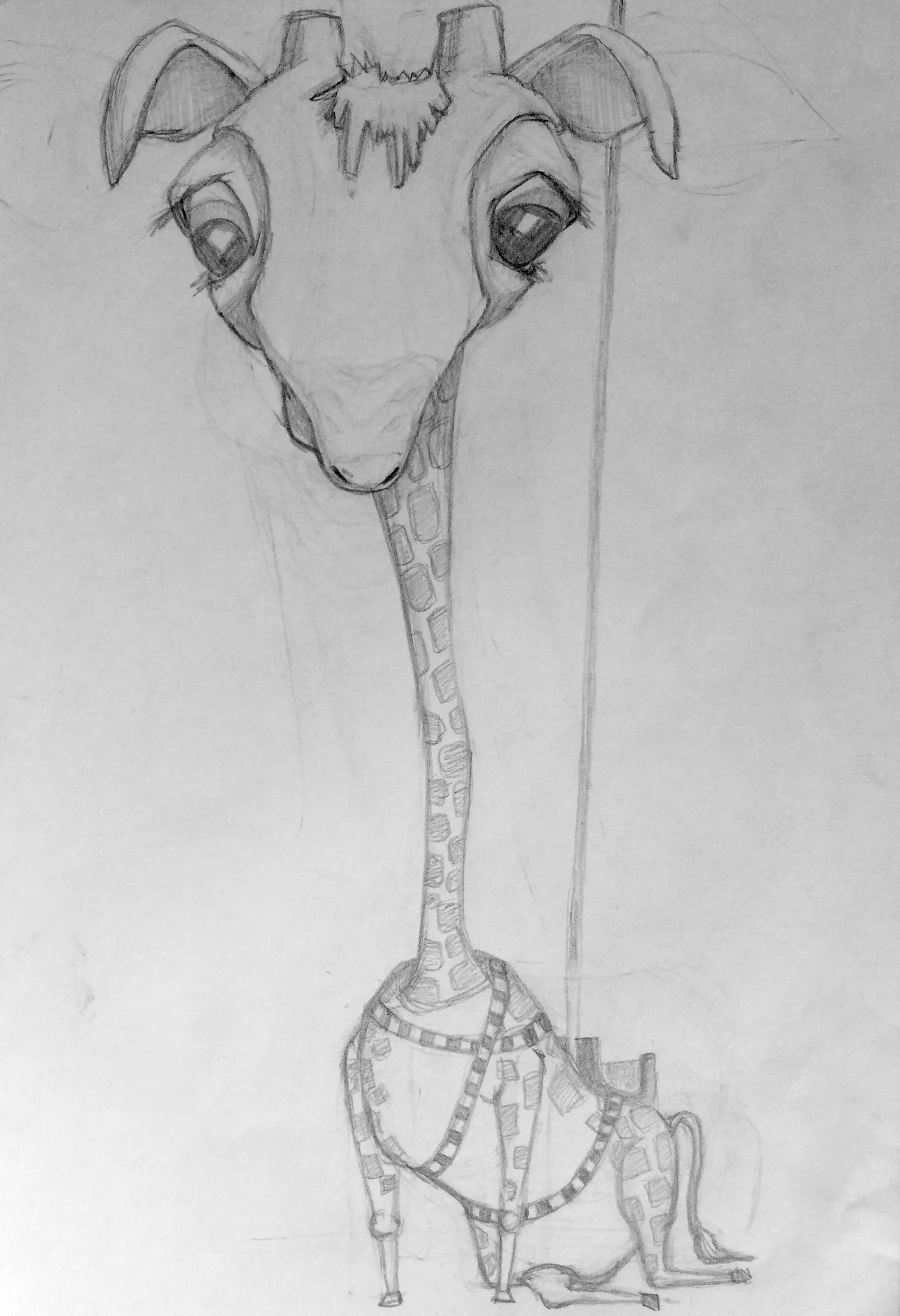 ScaryTails Character • graphite on paper • 7"x10" • 2009