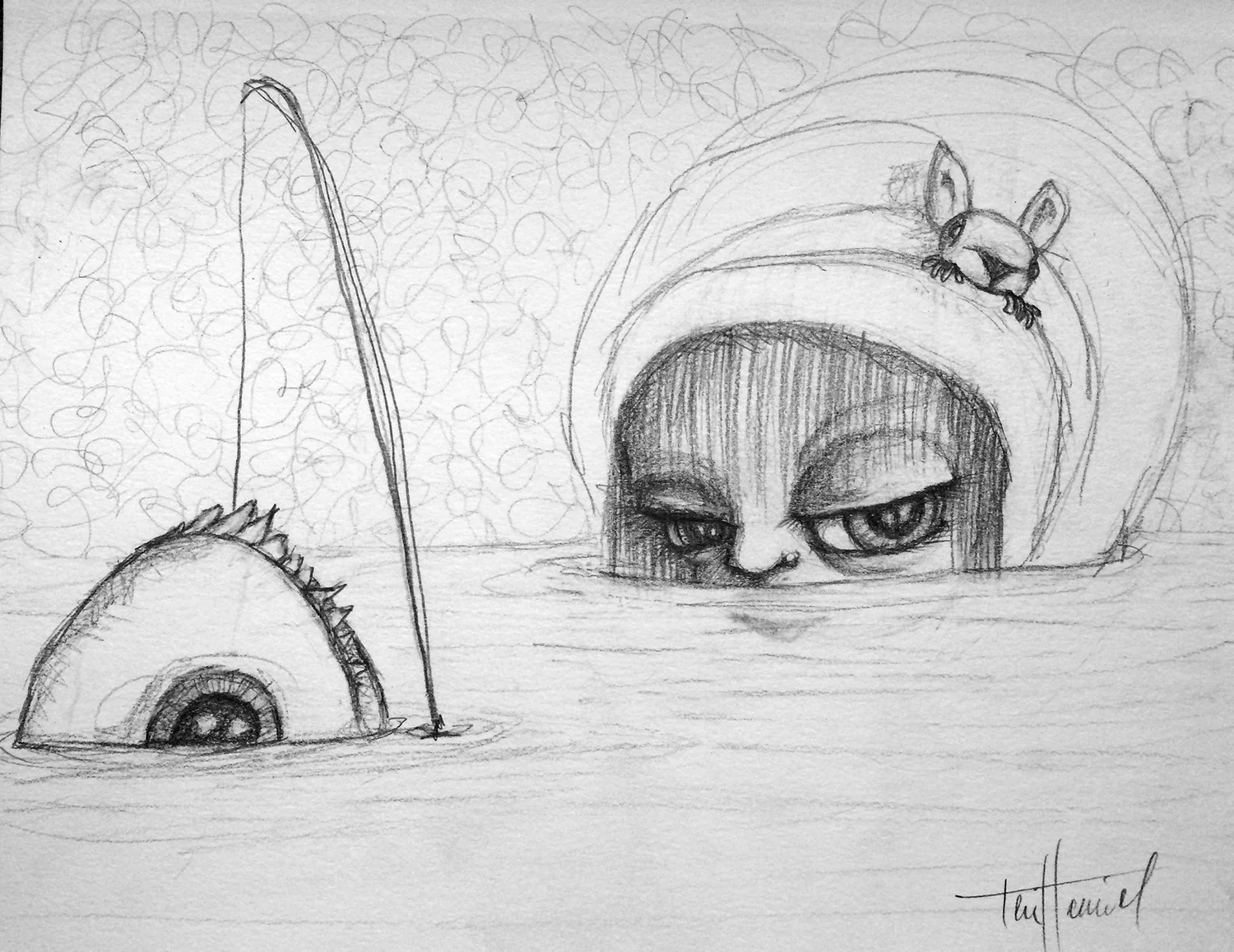 Graphite on paper • 7" x 10" • 2016