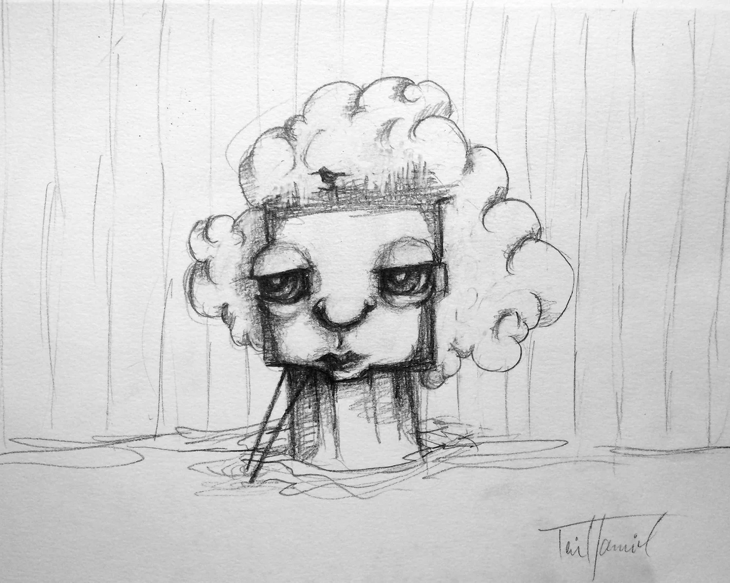 Graphite on paper • 7" x 10" • 2016