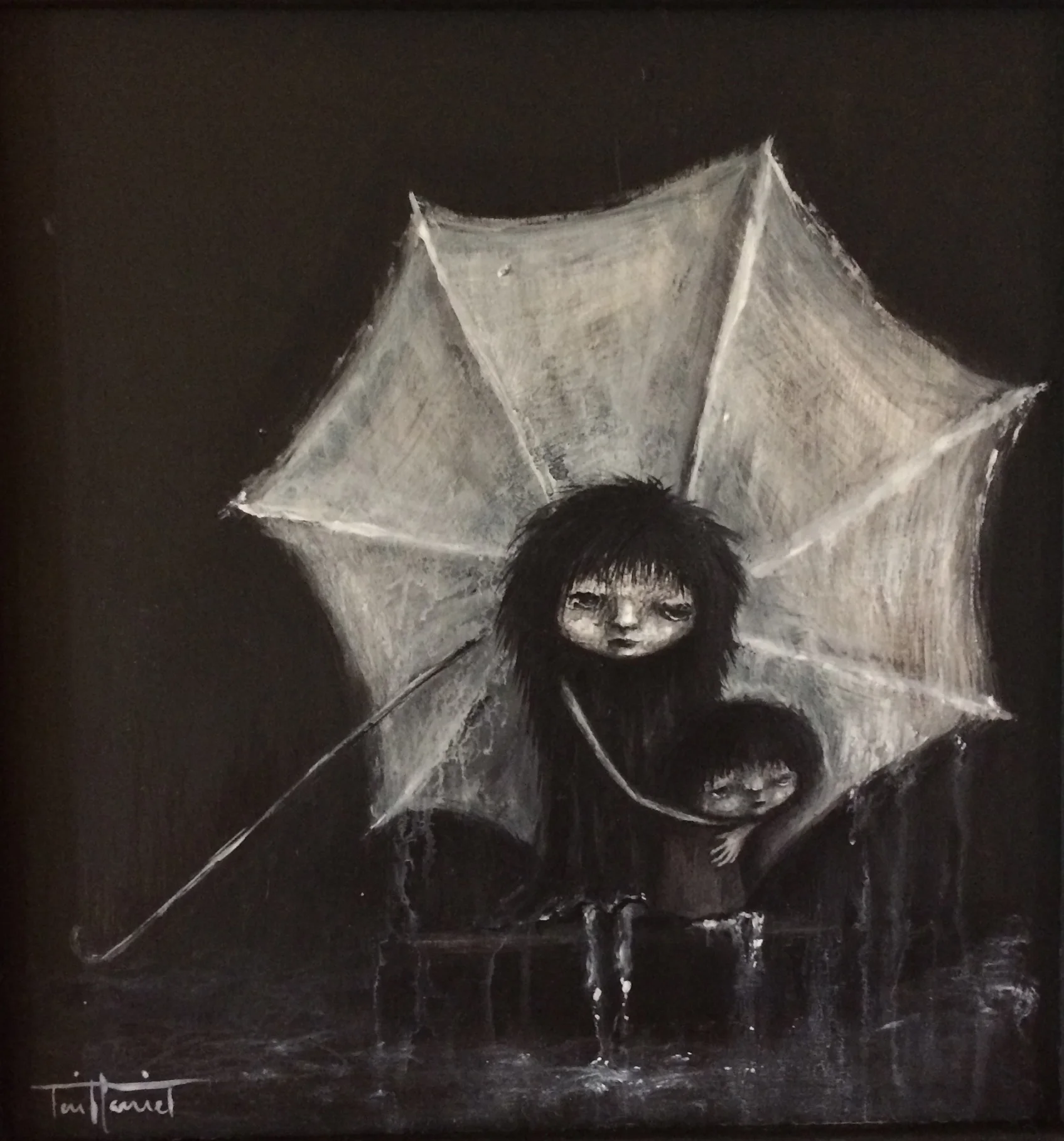 "Shelter From The Storm" • Acrylic on board • 16" x 16"
