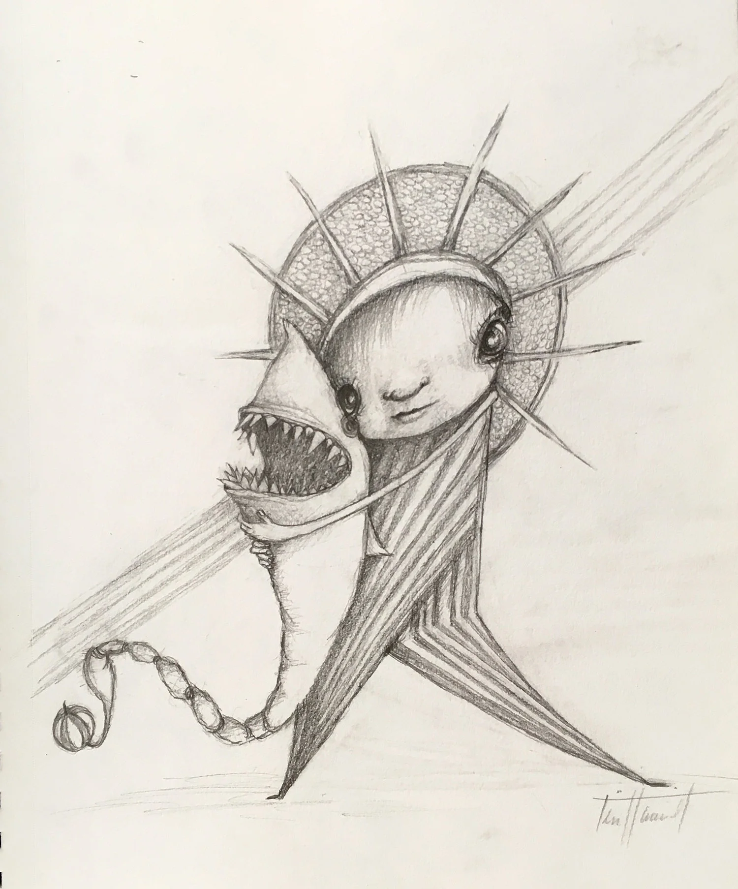 Graphite on paper • 12"x9" • 2016