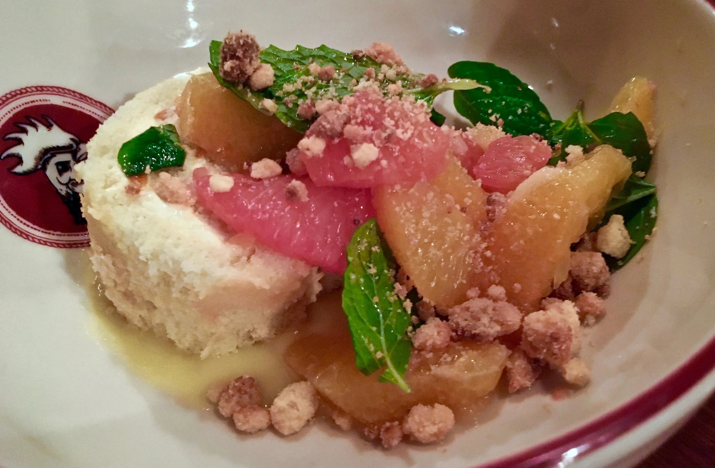  citrus cake and fruit