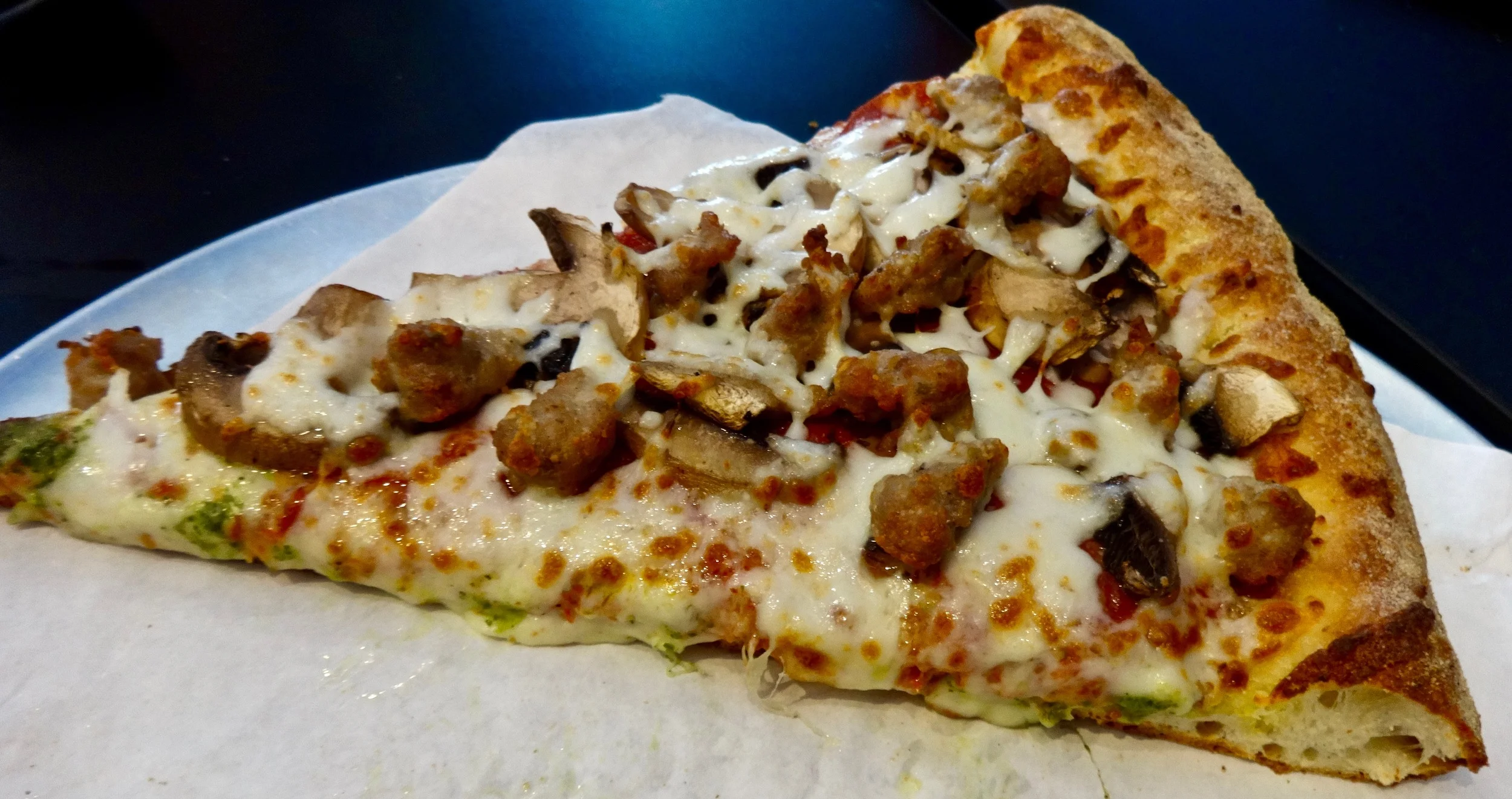  sausage and mushroom pizza