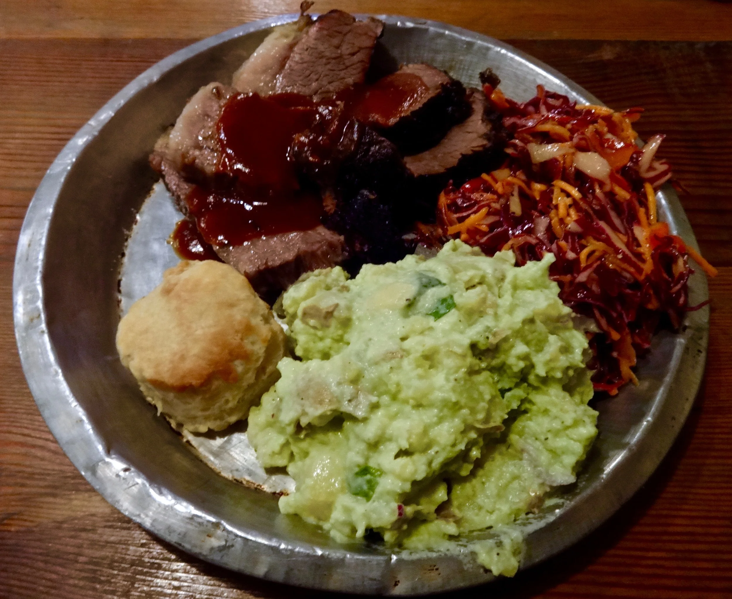  brisket plate and sides 