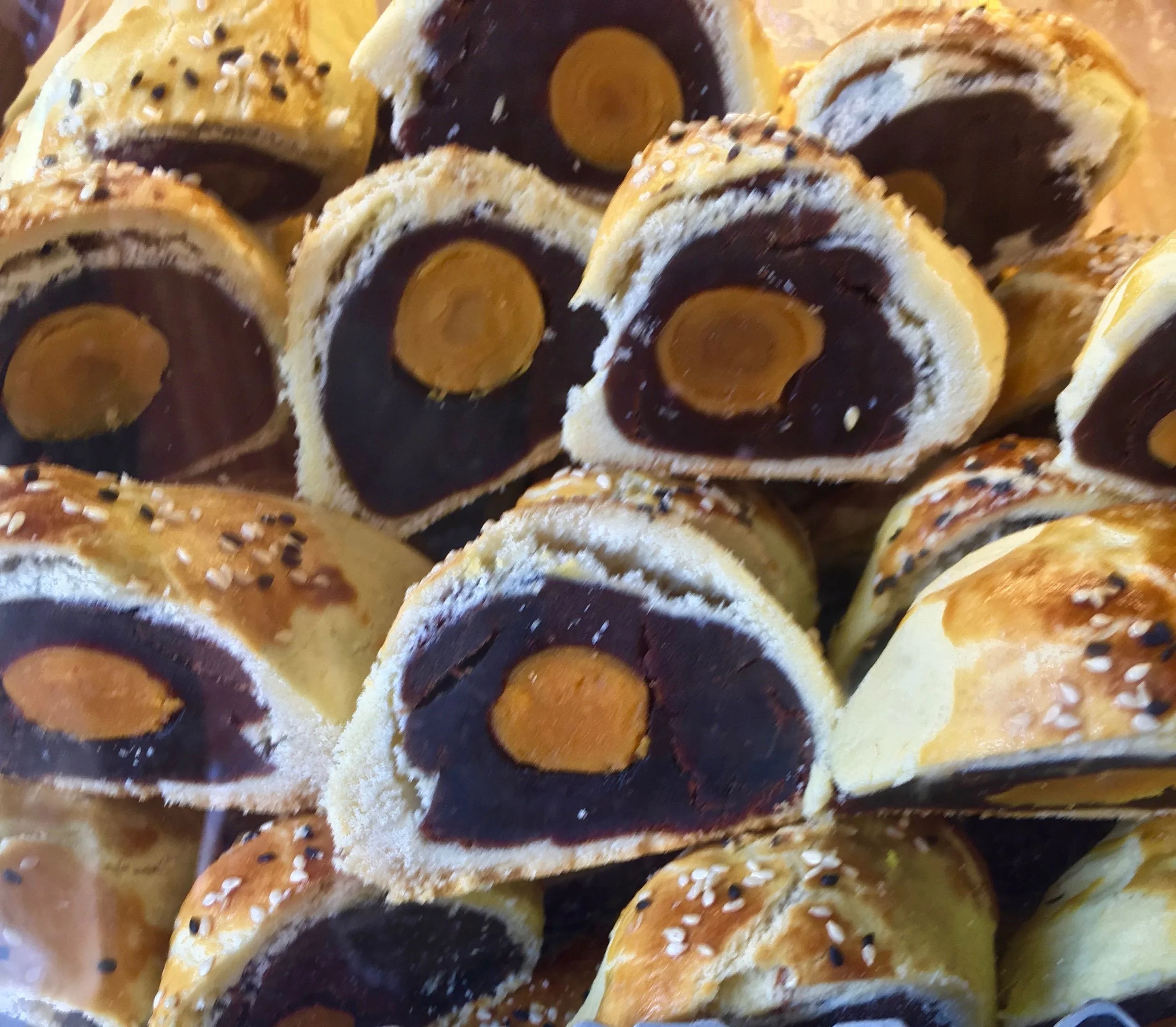 date rolls with sweet potato center?