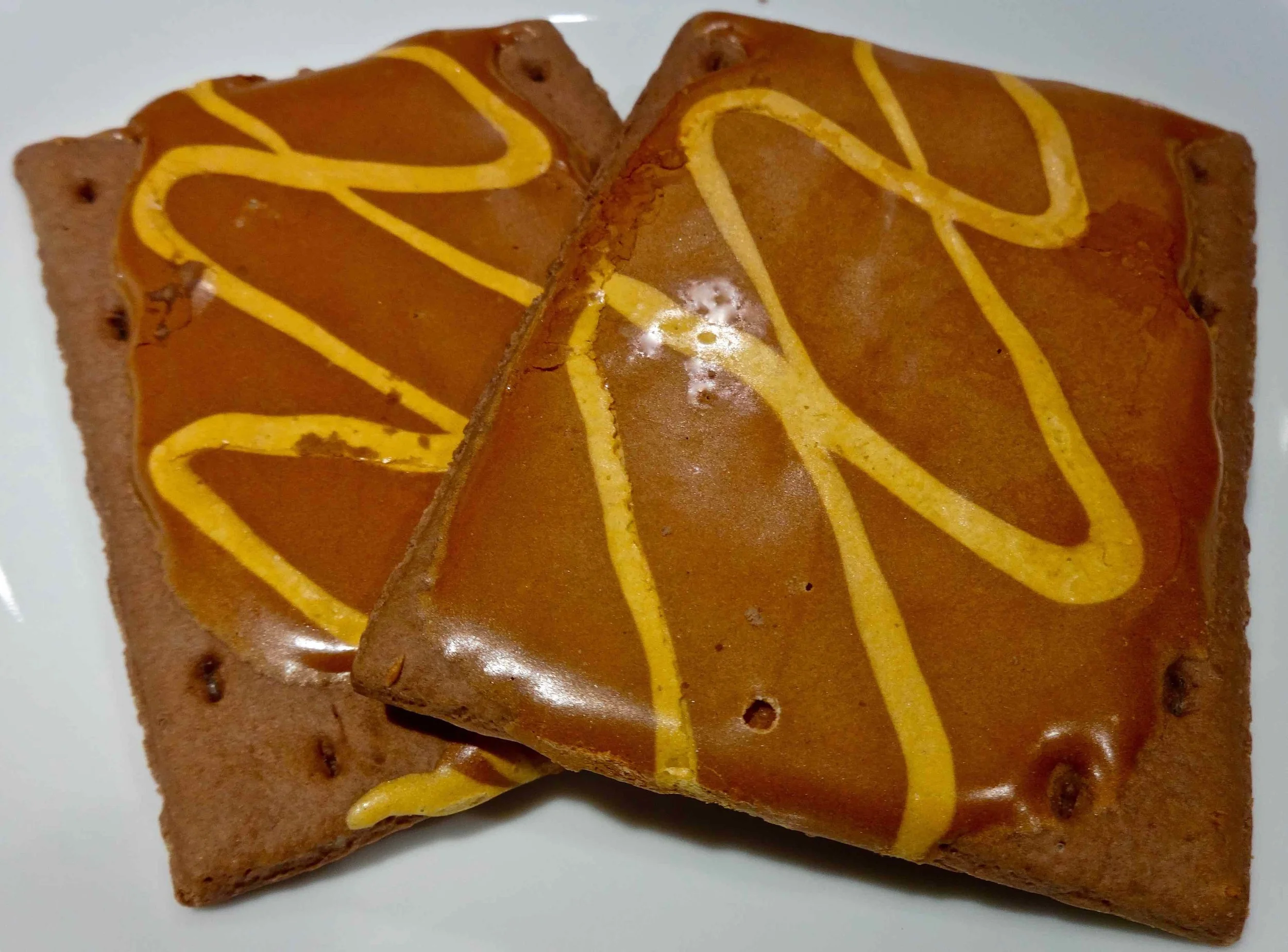 chocolatey caramel pop-tarts
