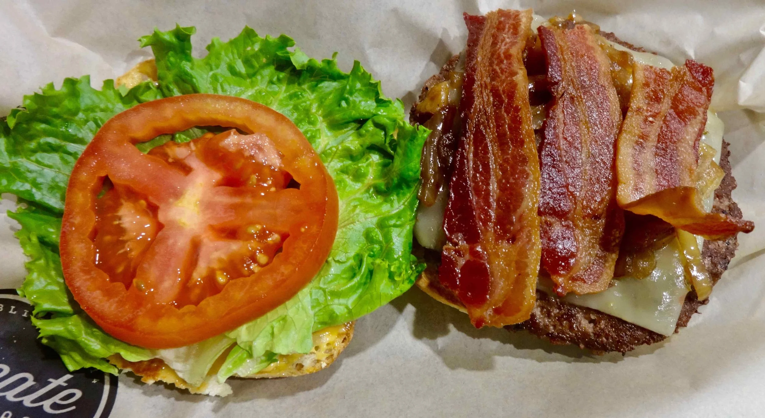 bacon cheeseburger from McCafe