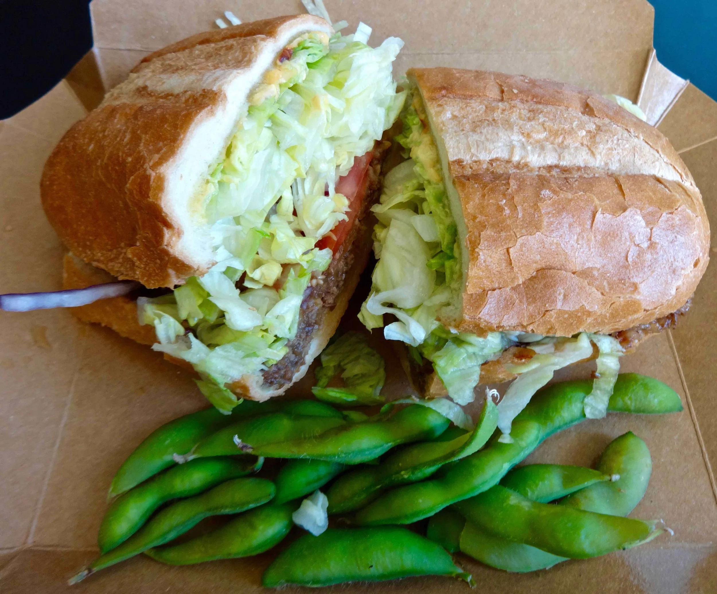 beef sukiyaki kama o sandwich