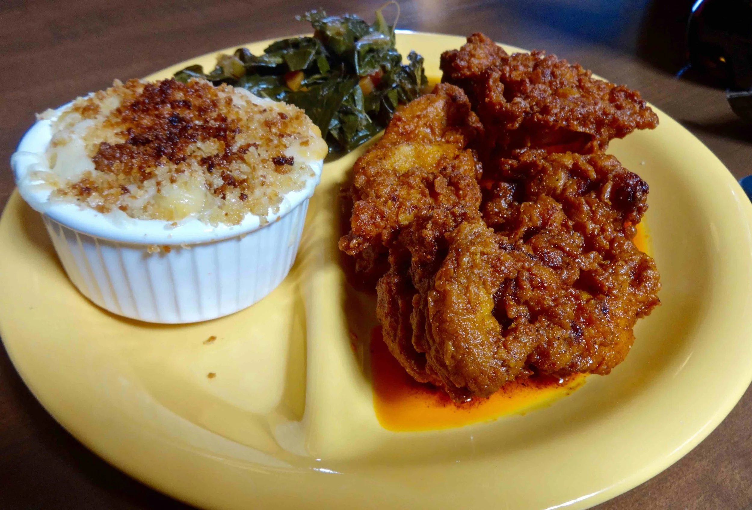 Nashville hot chicken with two sides