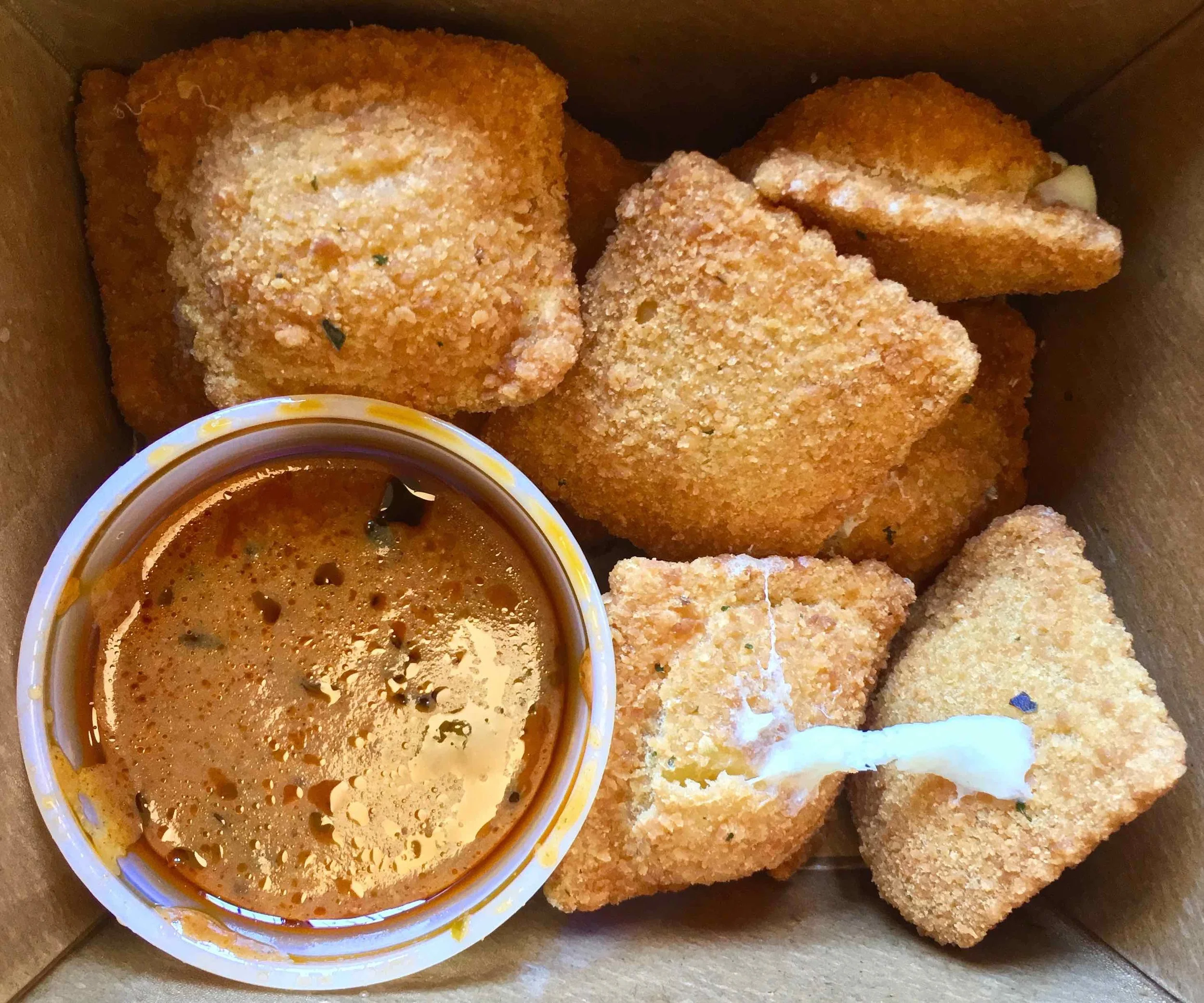 fried cheese ravioli