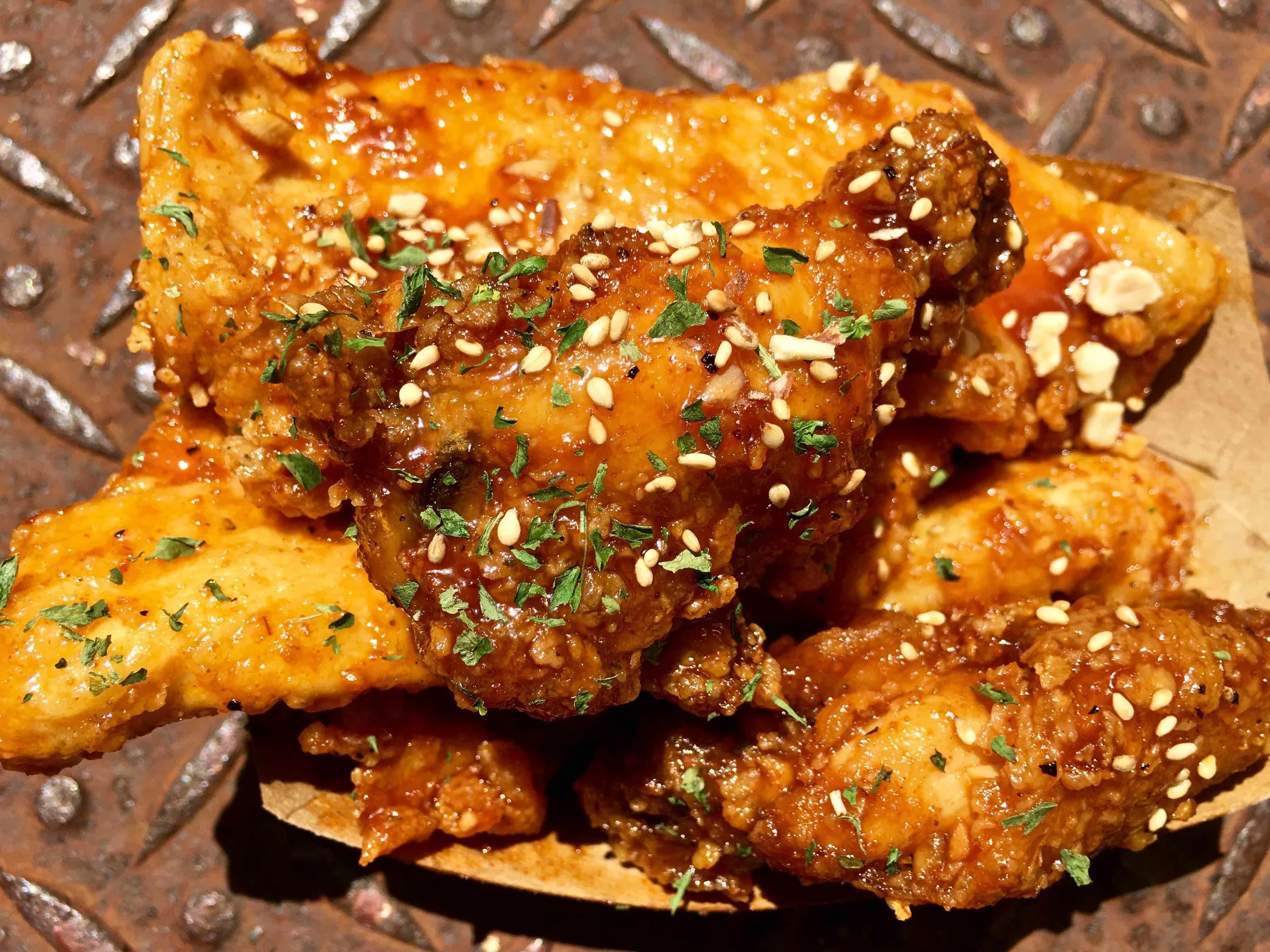 hot and sweet fried chicken