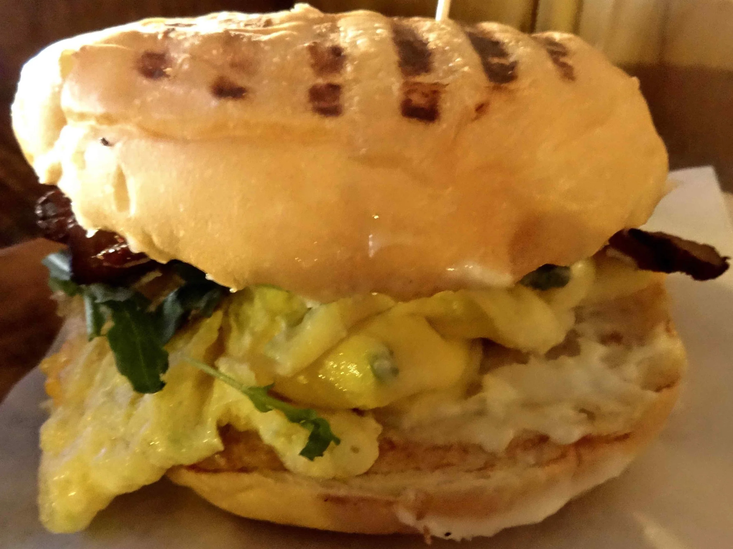 The Grove breakfast sandwich
