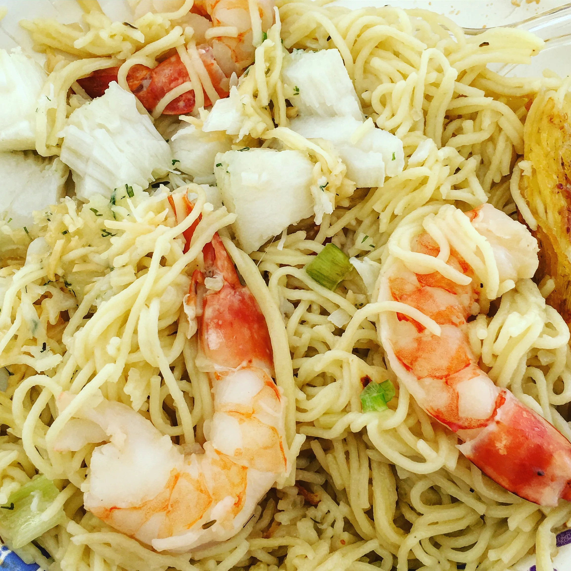 shrimp with pasta