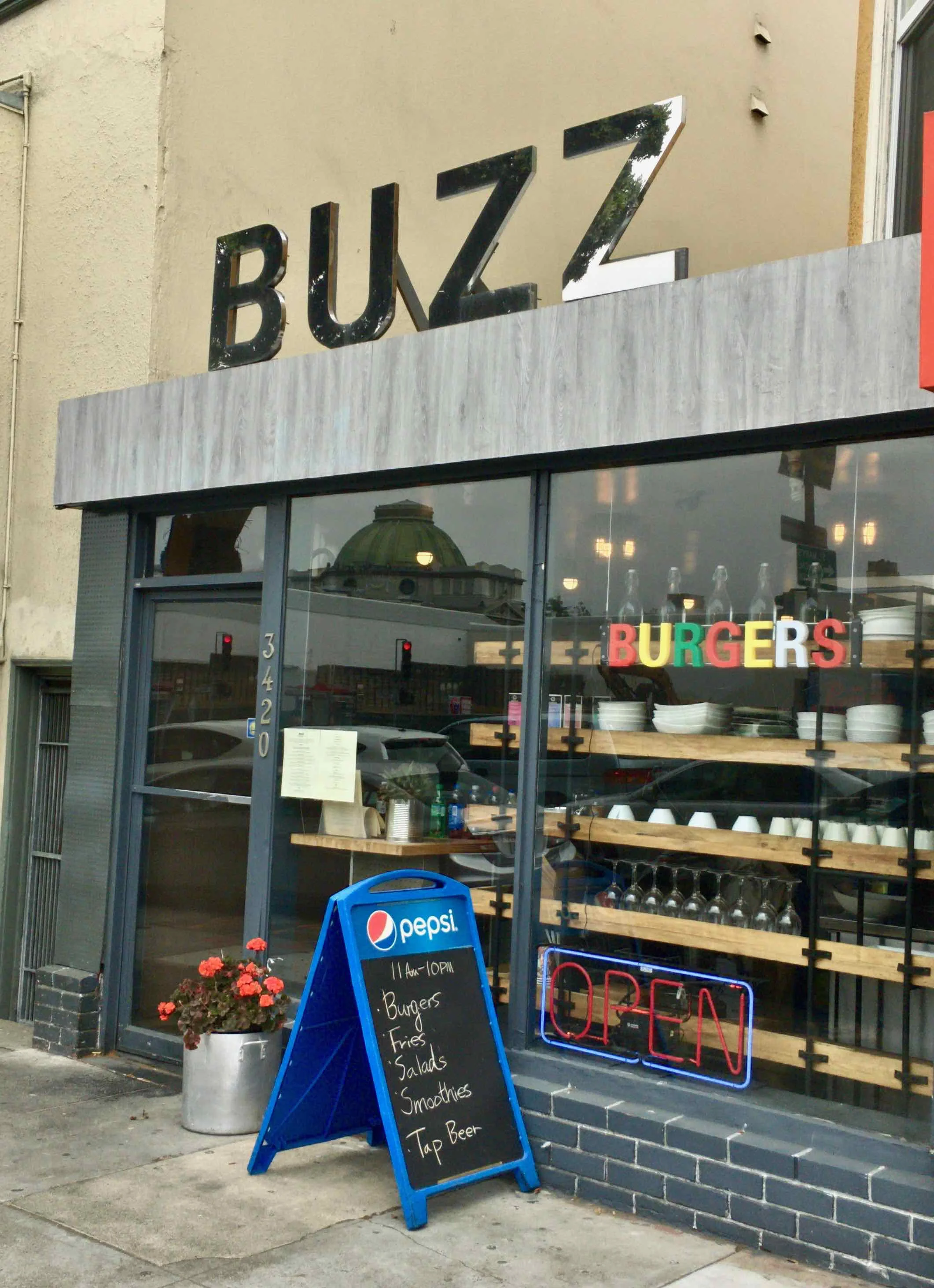 Buzz Burgers (yes I ignored the part that said salads)