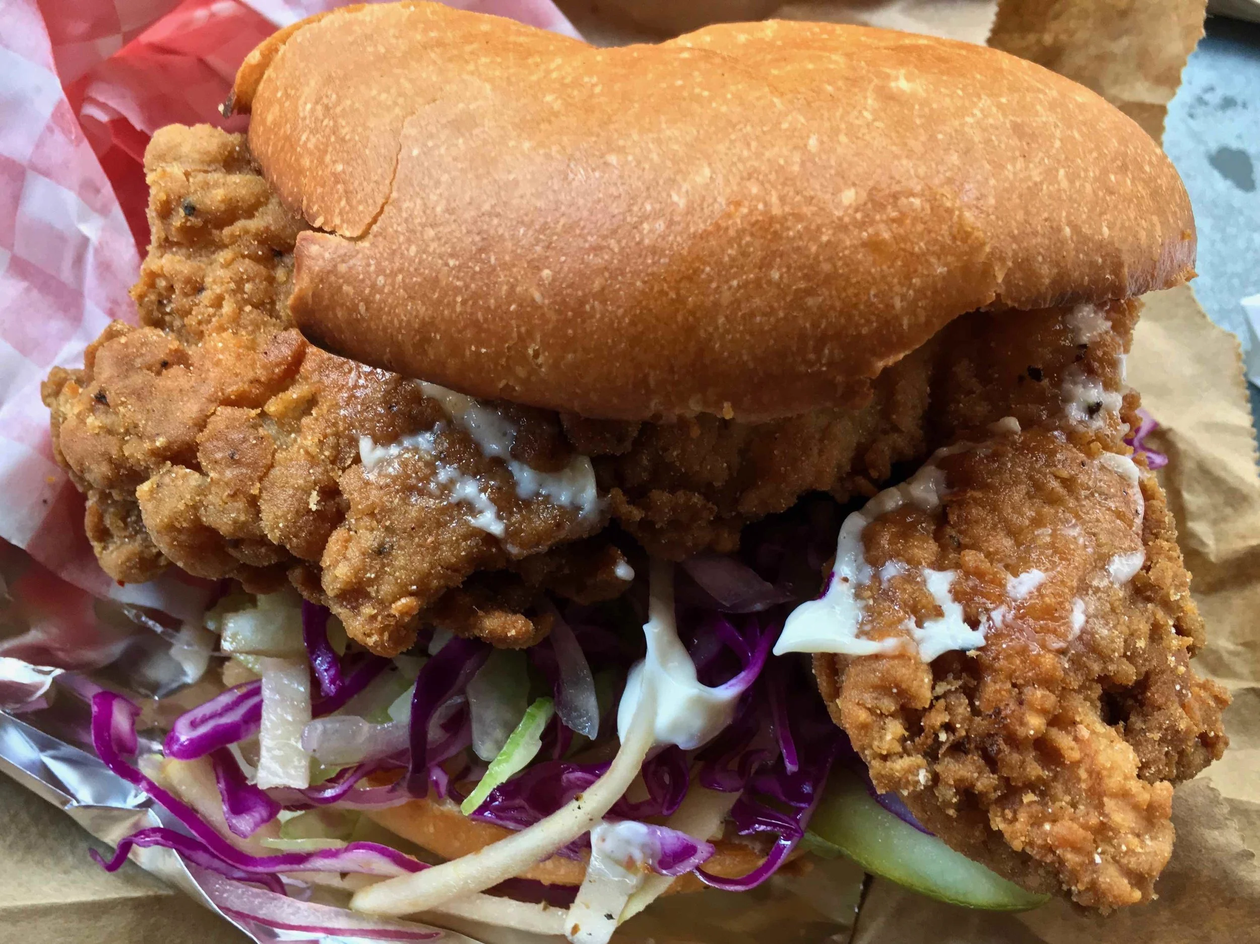 fried chicken sandwich