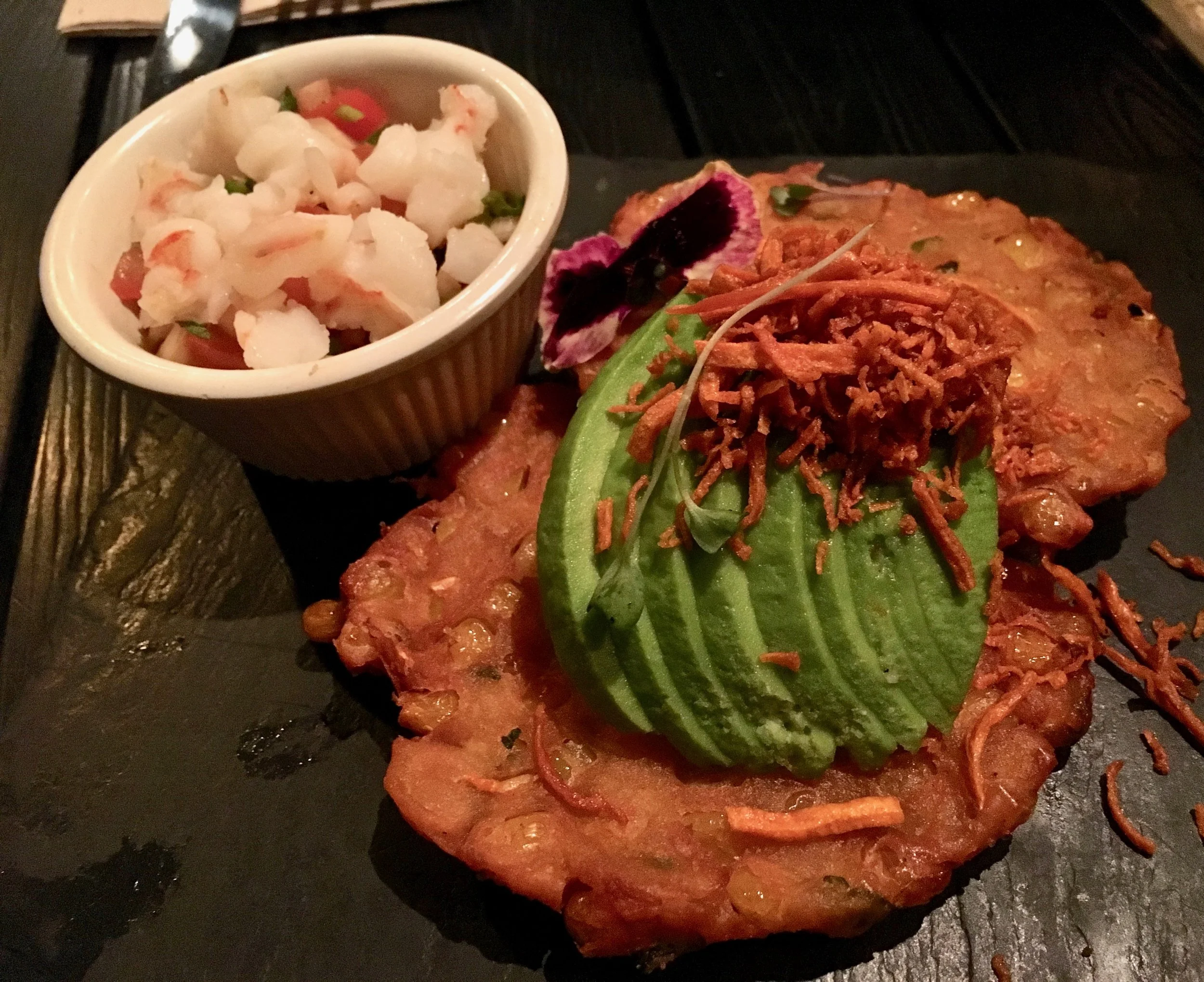 corn fritters $12