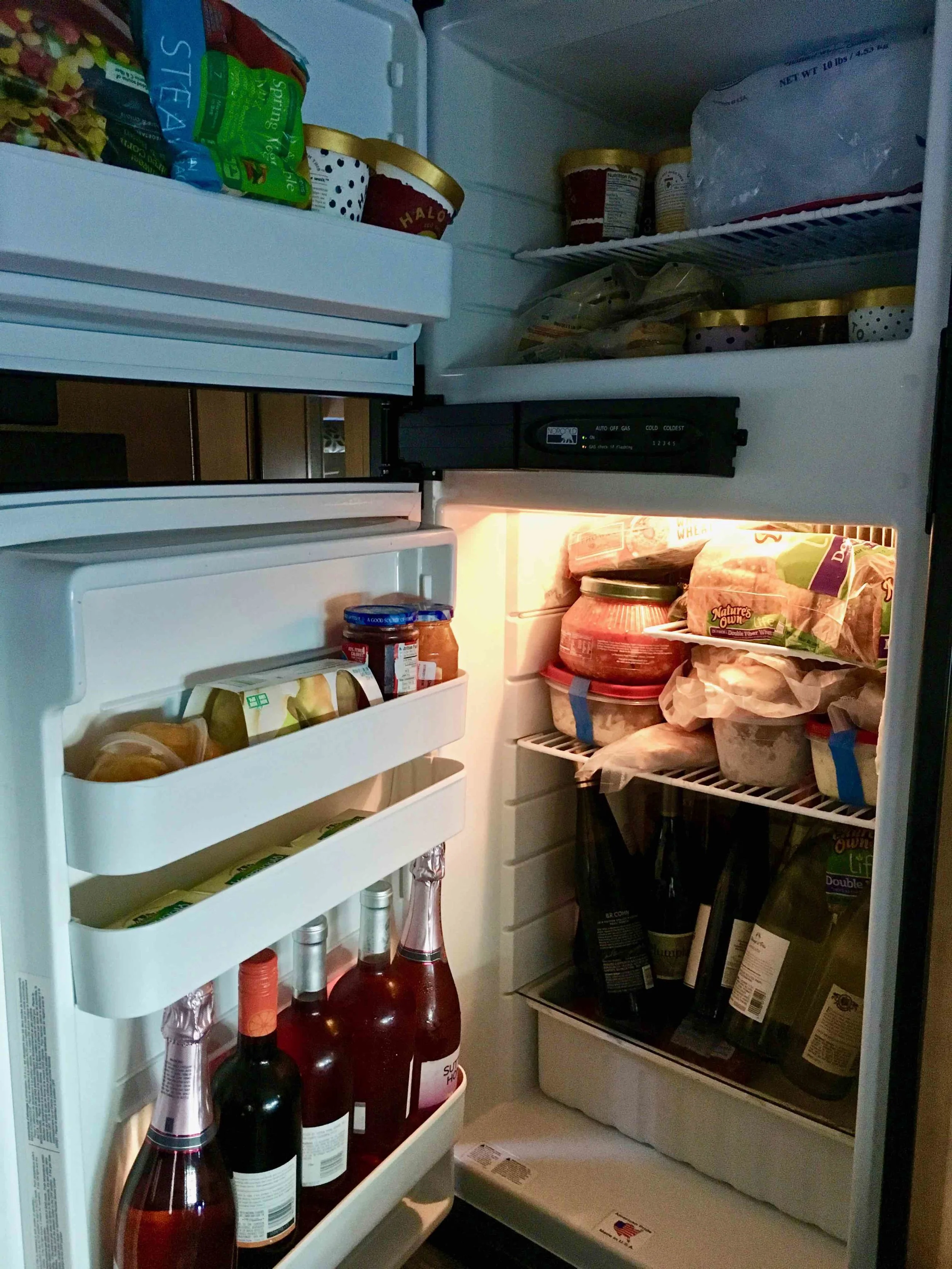 wine, ice cream and some other stuff