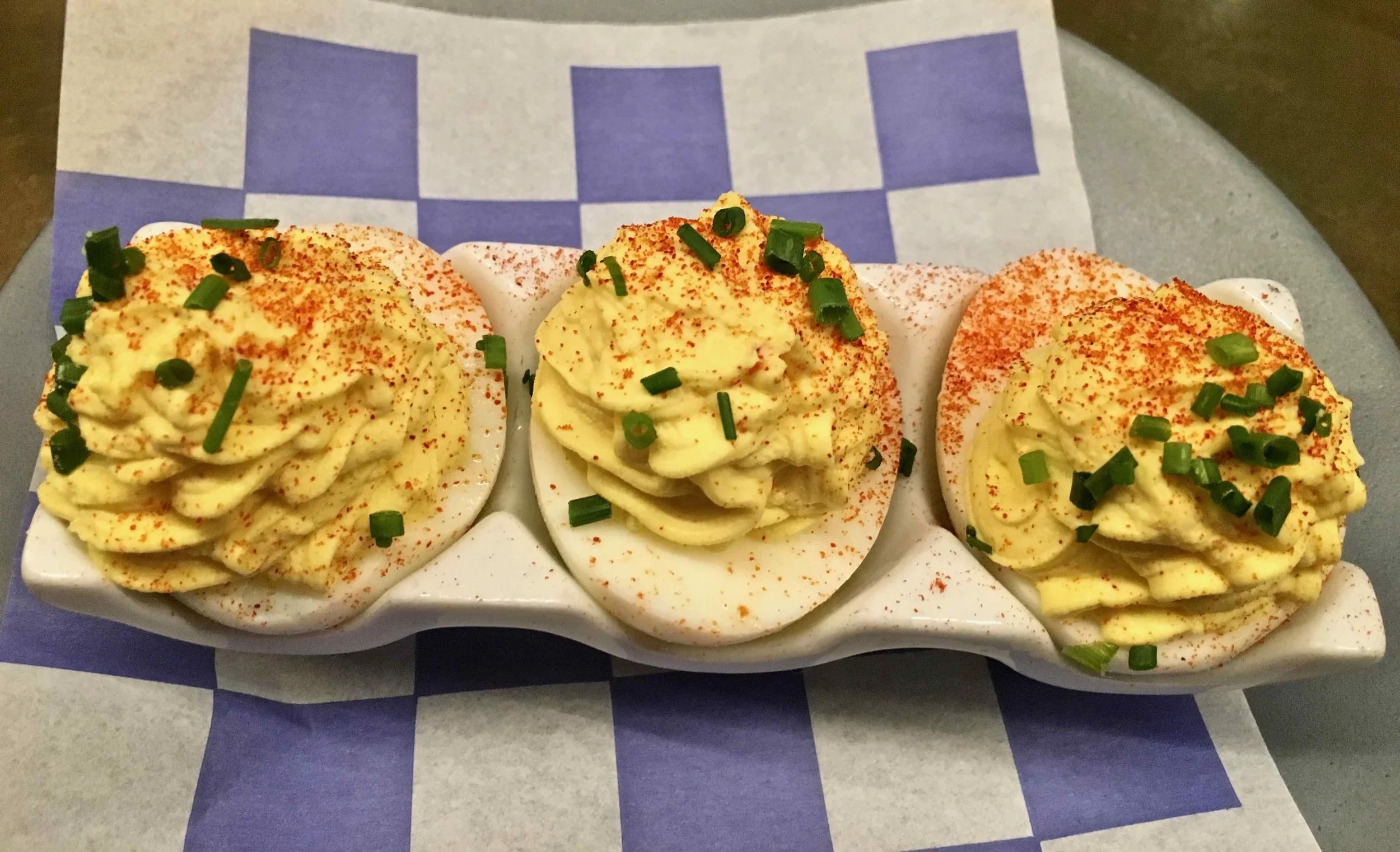 deviled eggs