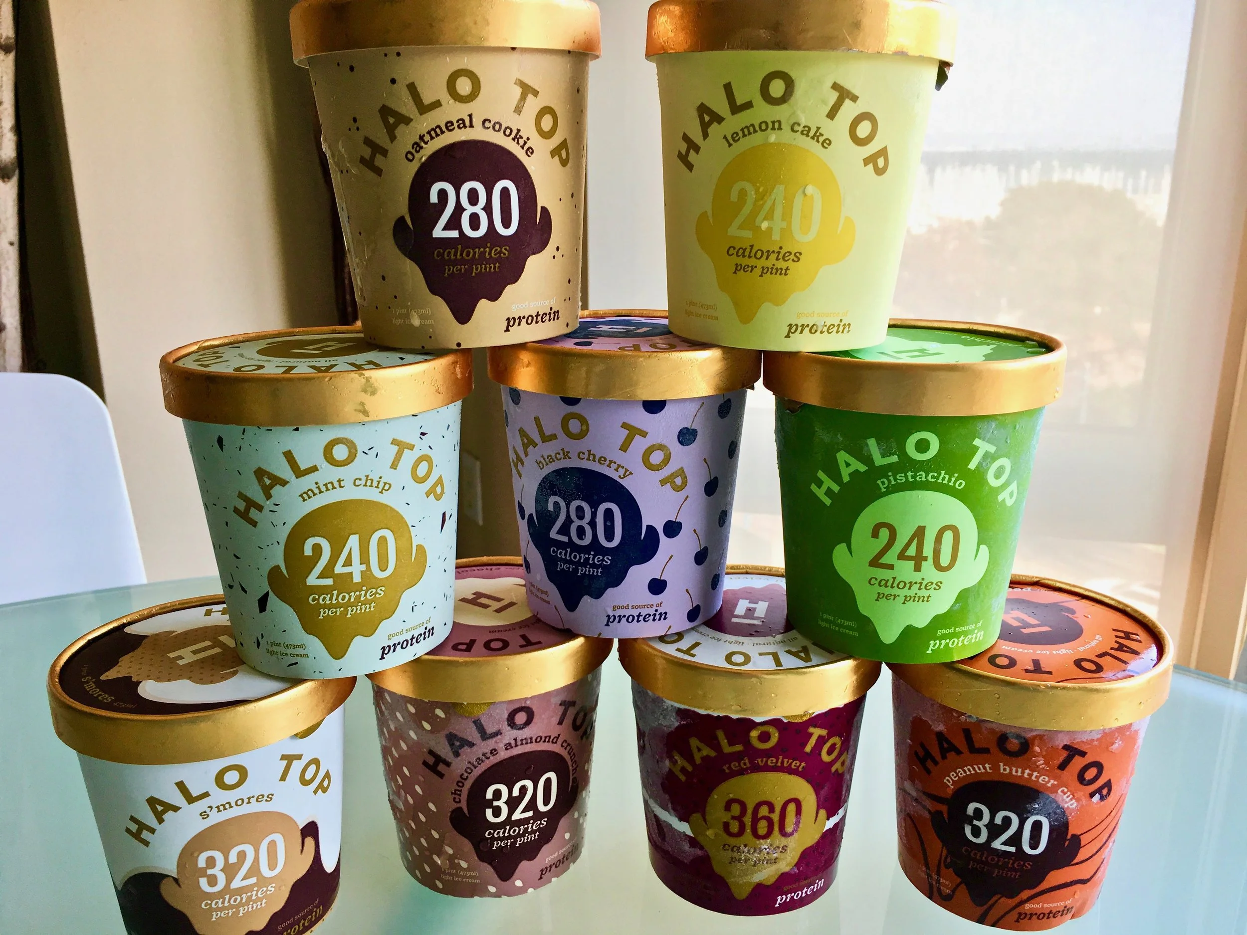 Halo Top ice creams