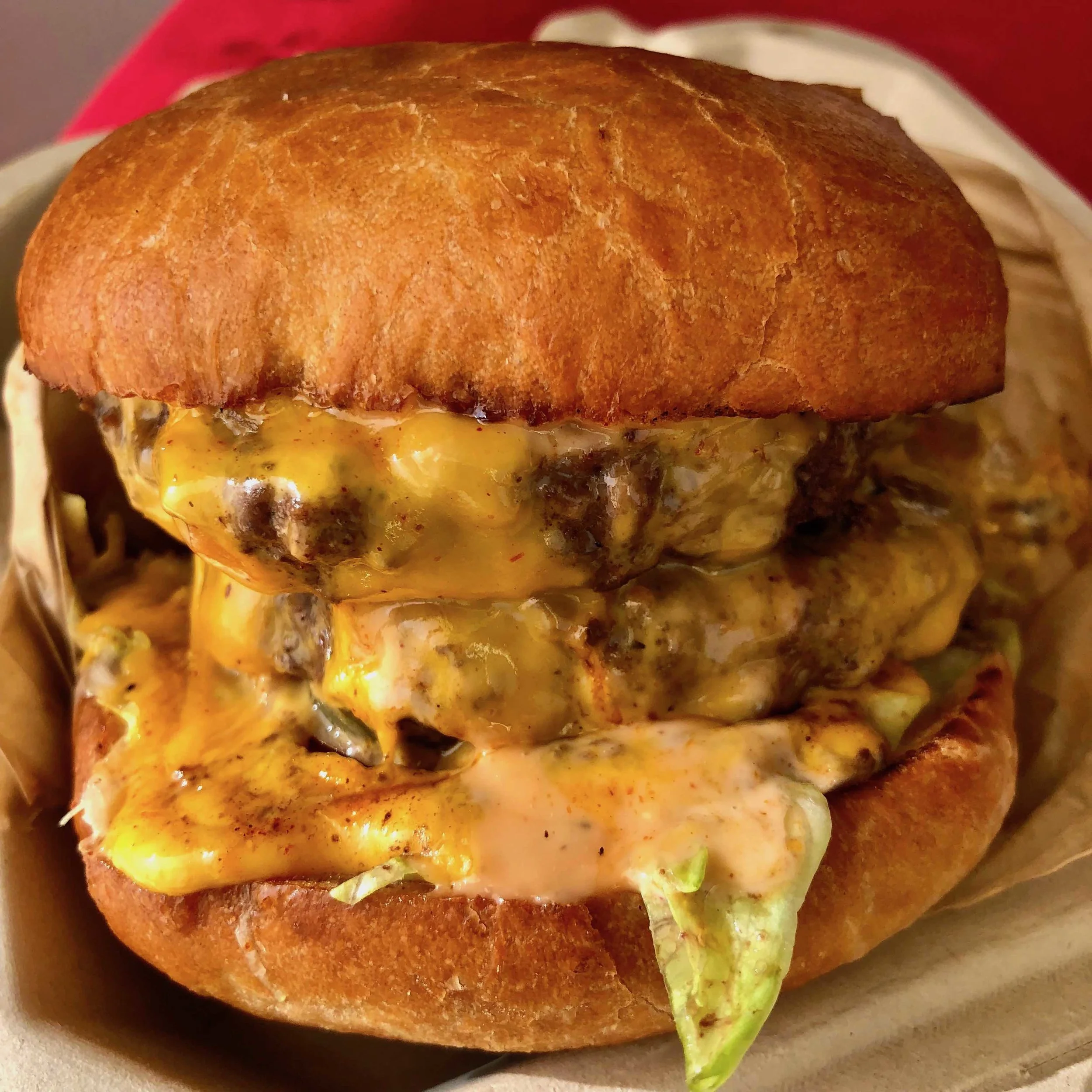 double cheeseburger $13