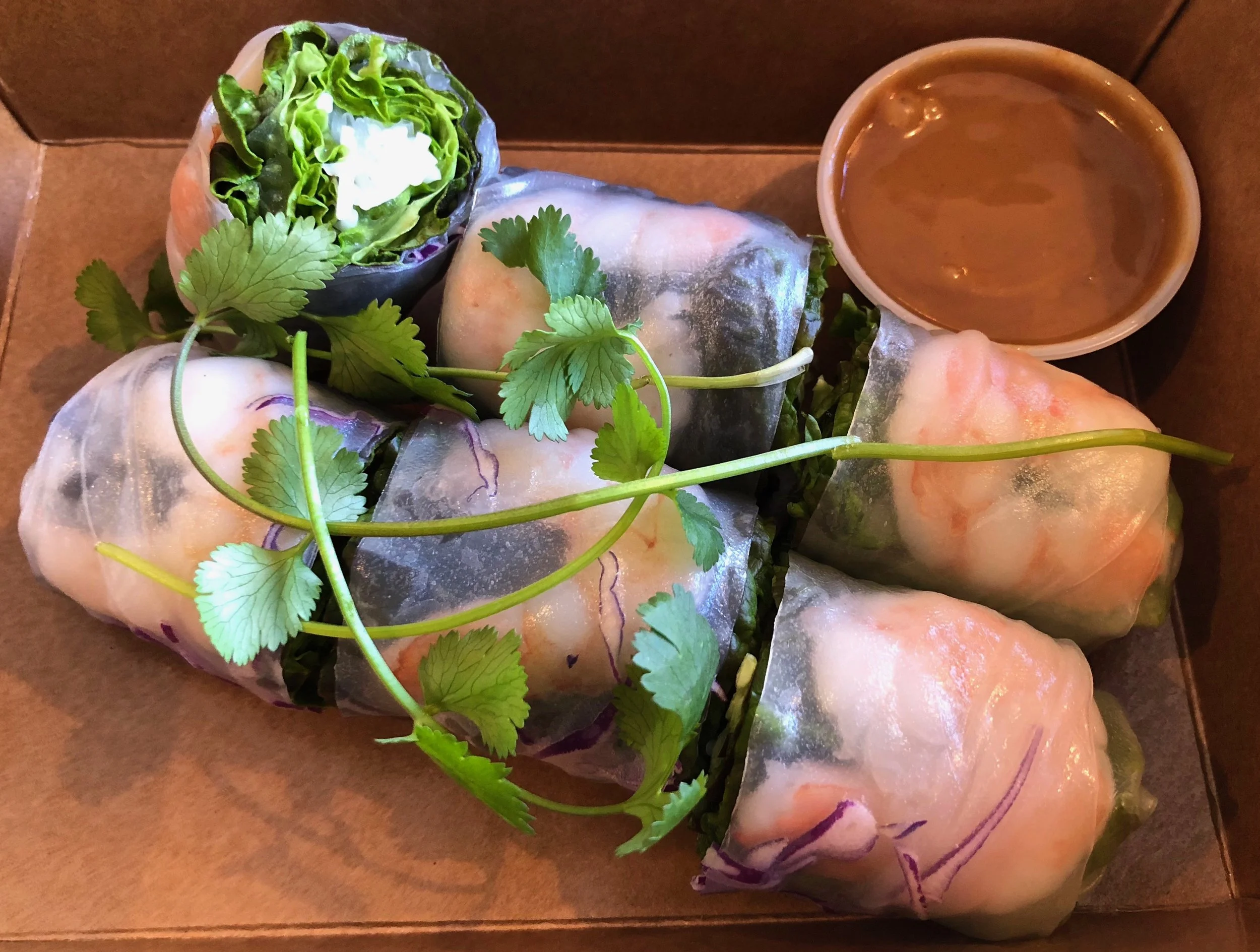 shrimp rolls