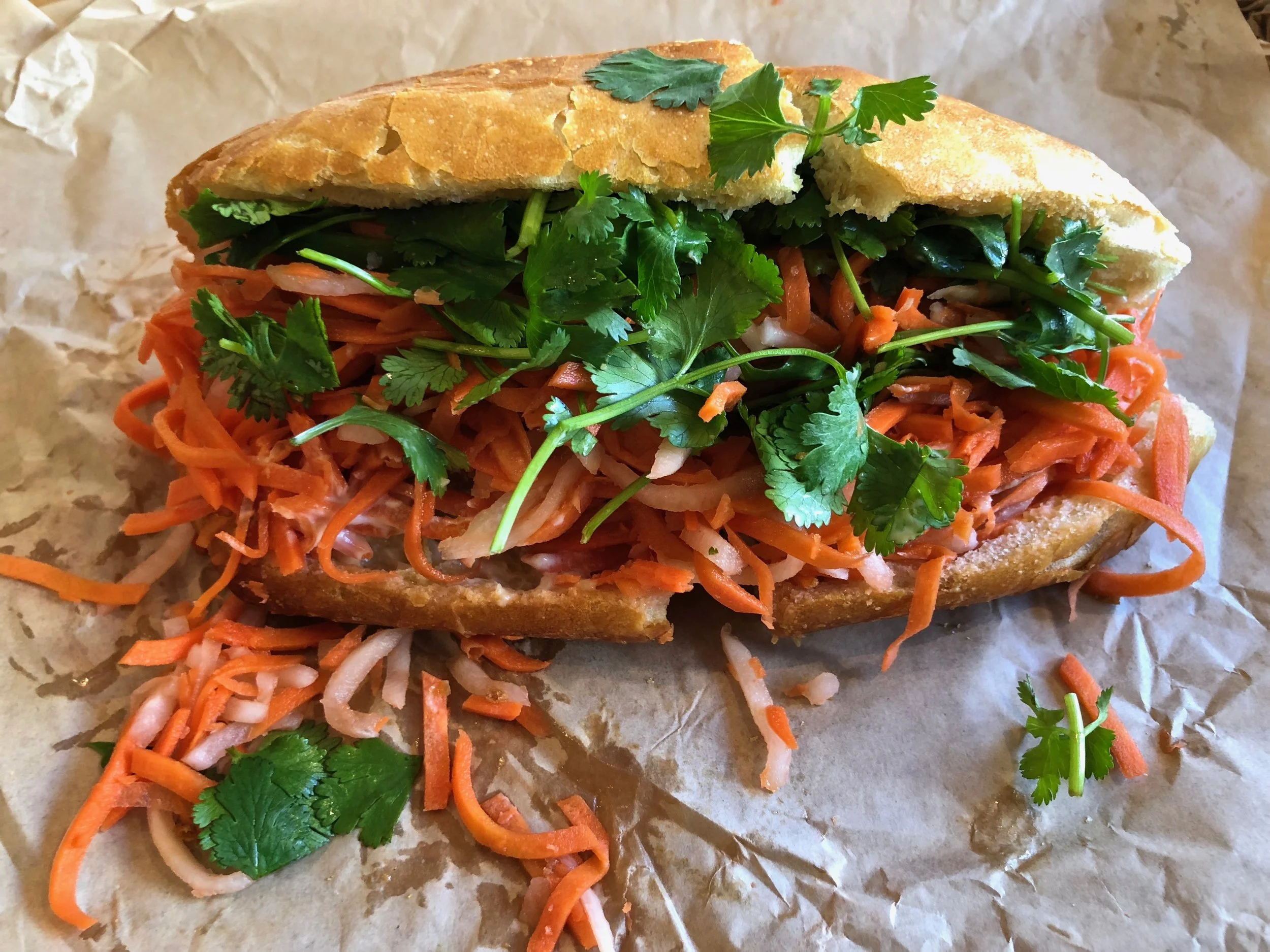 pork meatball banh my