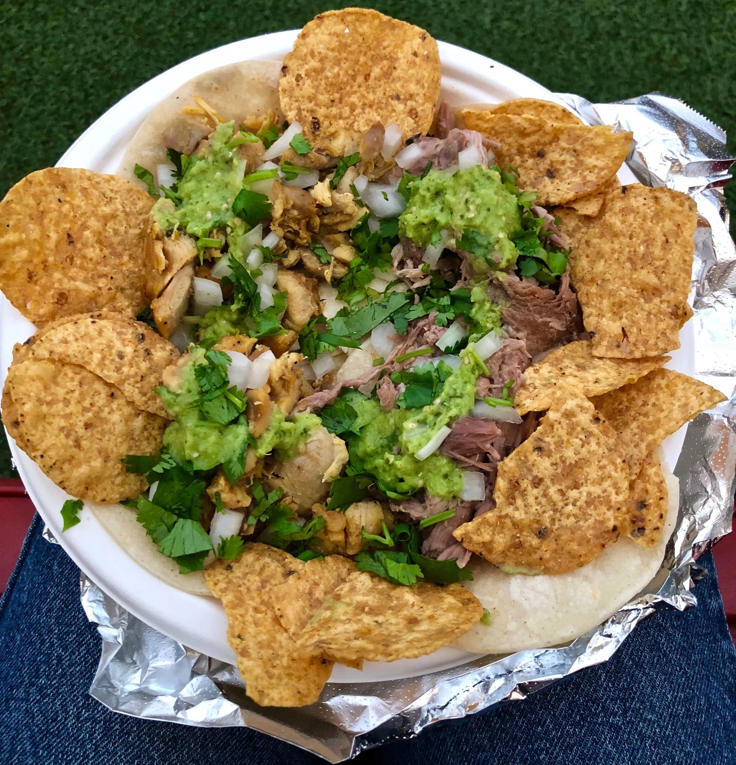 Food truck quick bite Judie's Tacos Locos...carnitas!