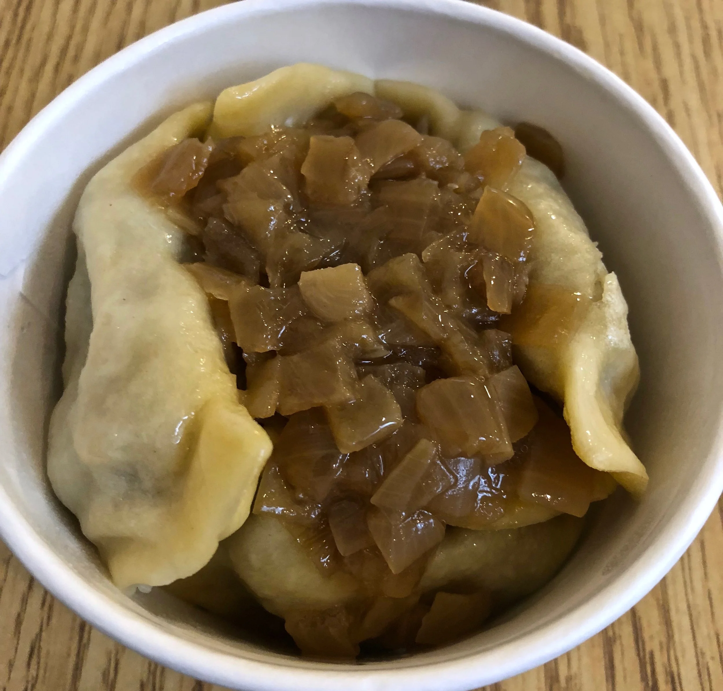 potato and mushroom dumplings