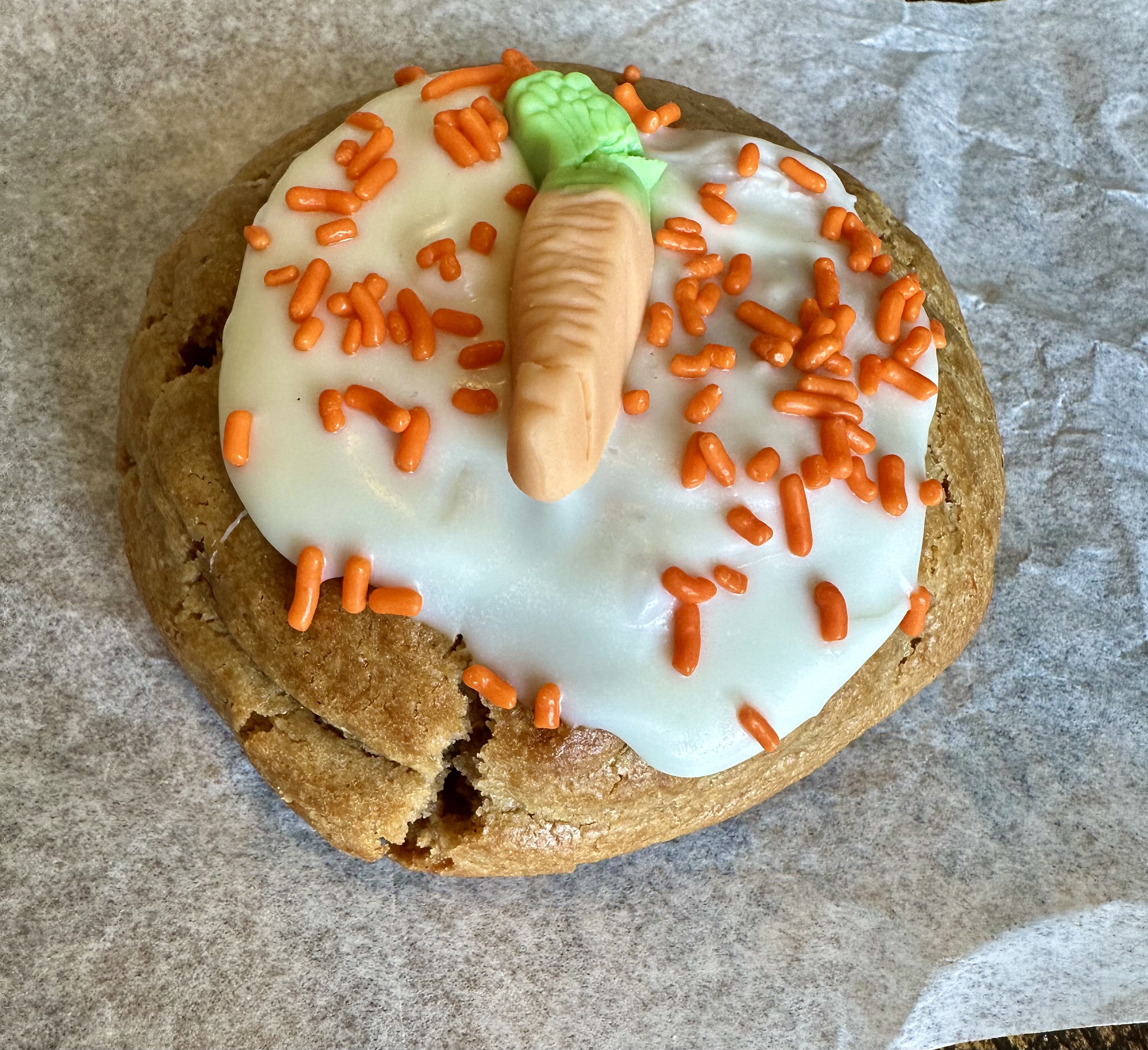 carrot bout it cookie