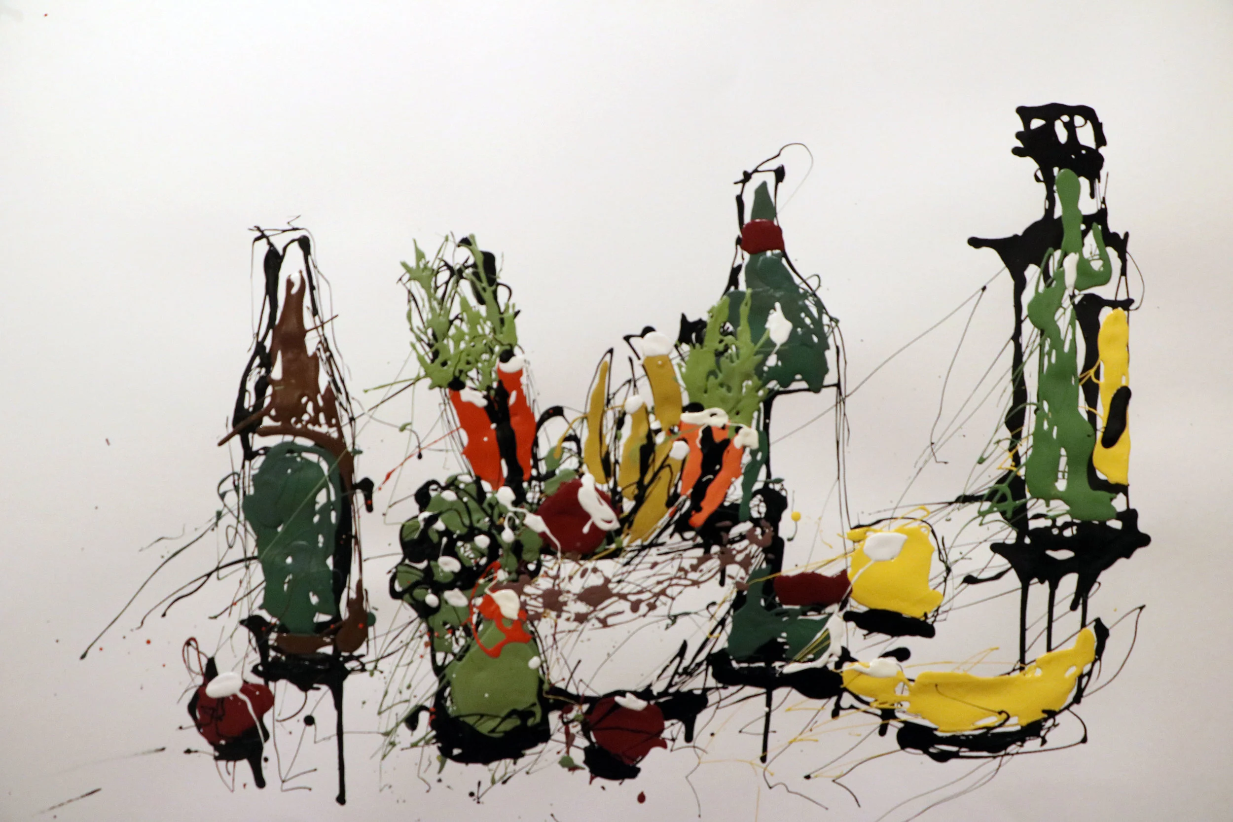 Jackson Pollock Fruit Still-Life