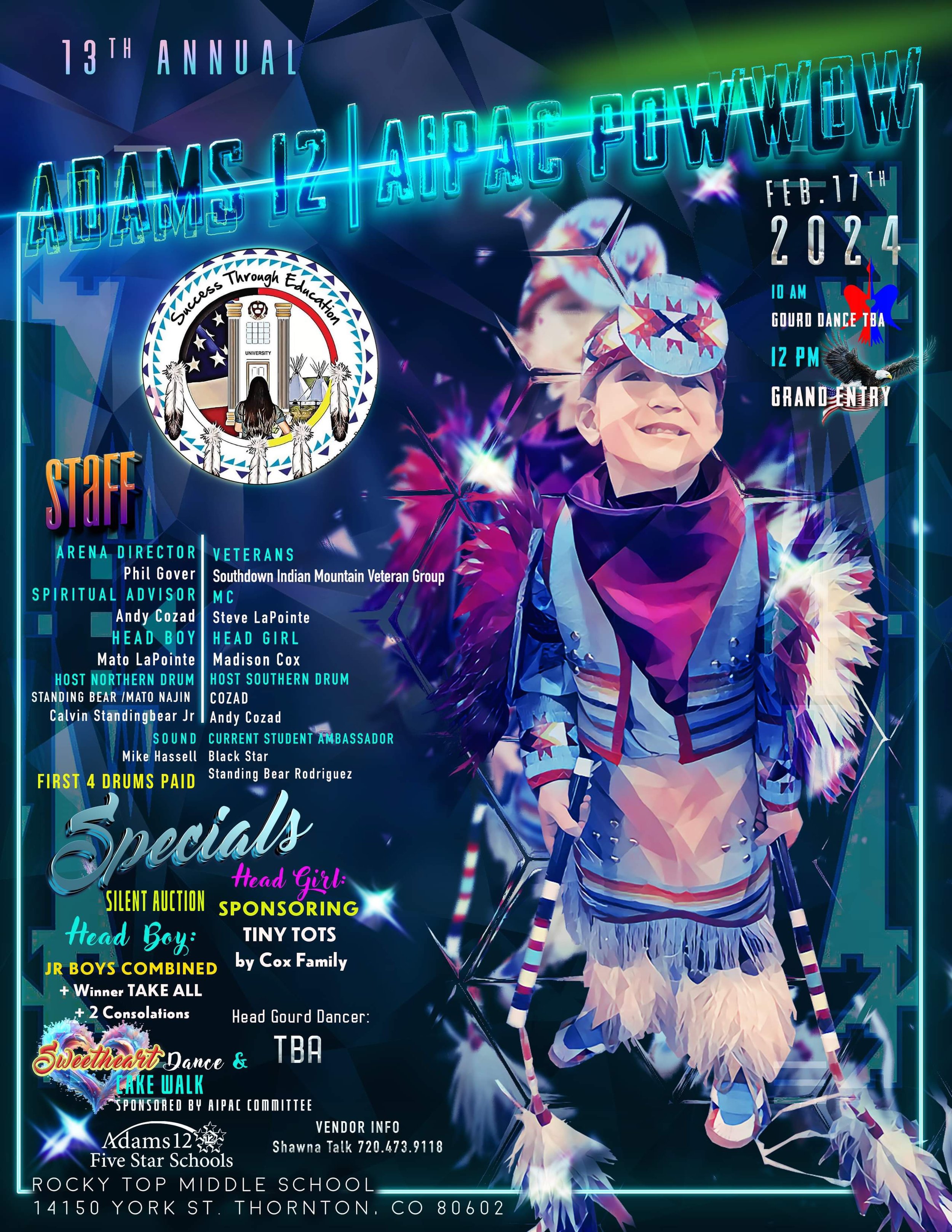 13 Annual ADAMS 12/AIPAC POW WOW