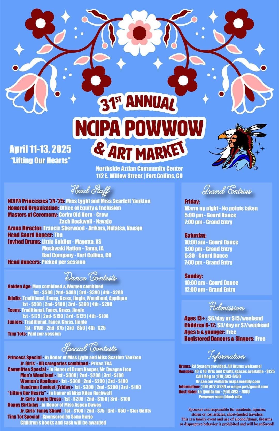 31st Annual NCIPA POW WOW & ART MARKET