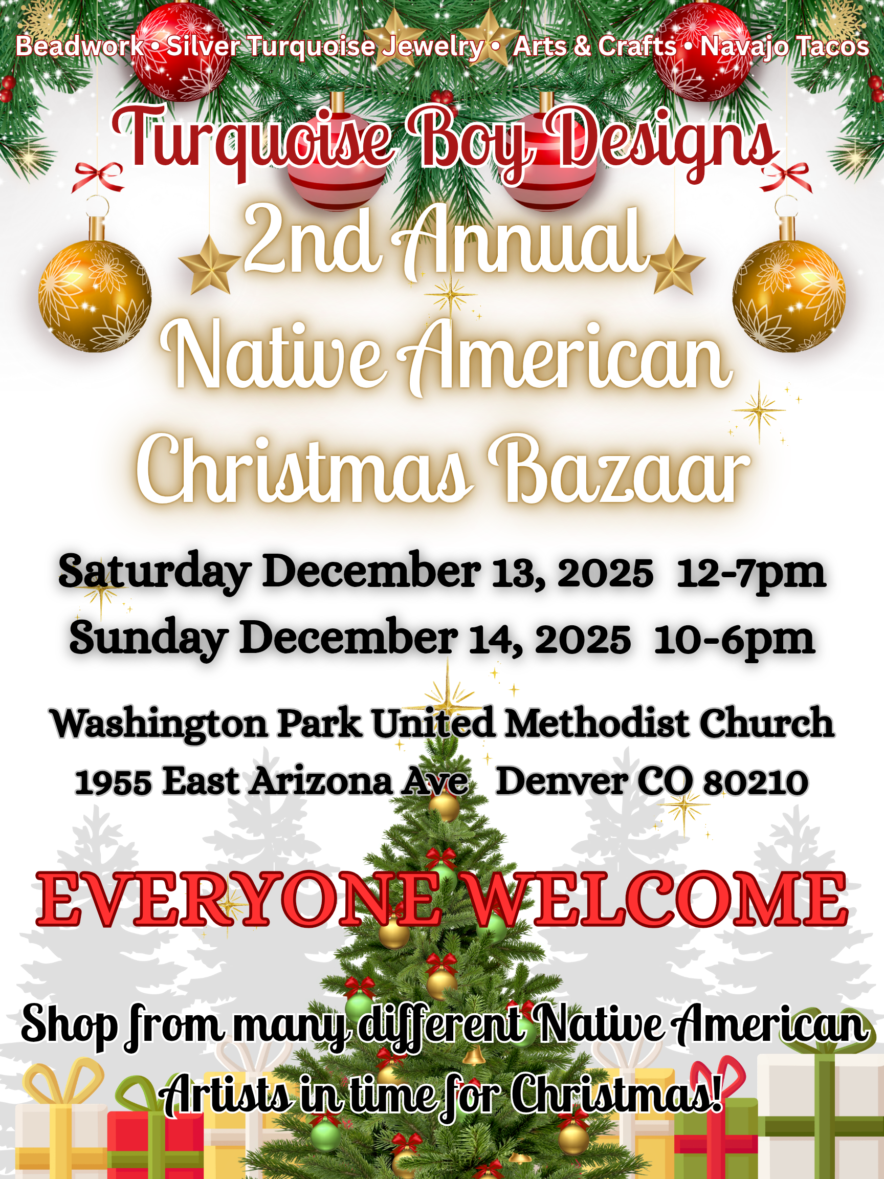 Native American Arts &amp; Crafts Christmas Bazaar